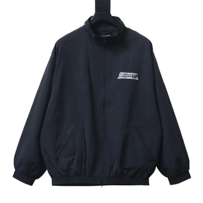 Balenciaga 26SS Black Tape Printed Tracksuit Windbreaker Jacket h270 02