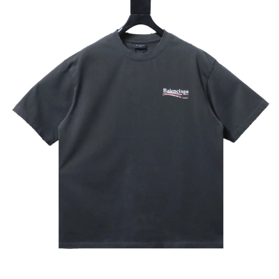 Balenciaga 3 Mottled Coke Printed Washed Distressed T-shirt h140 02