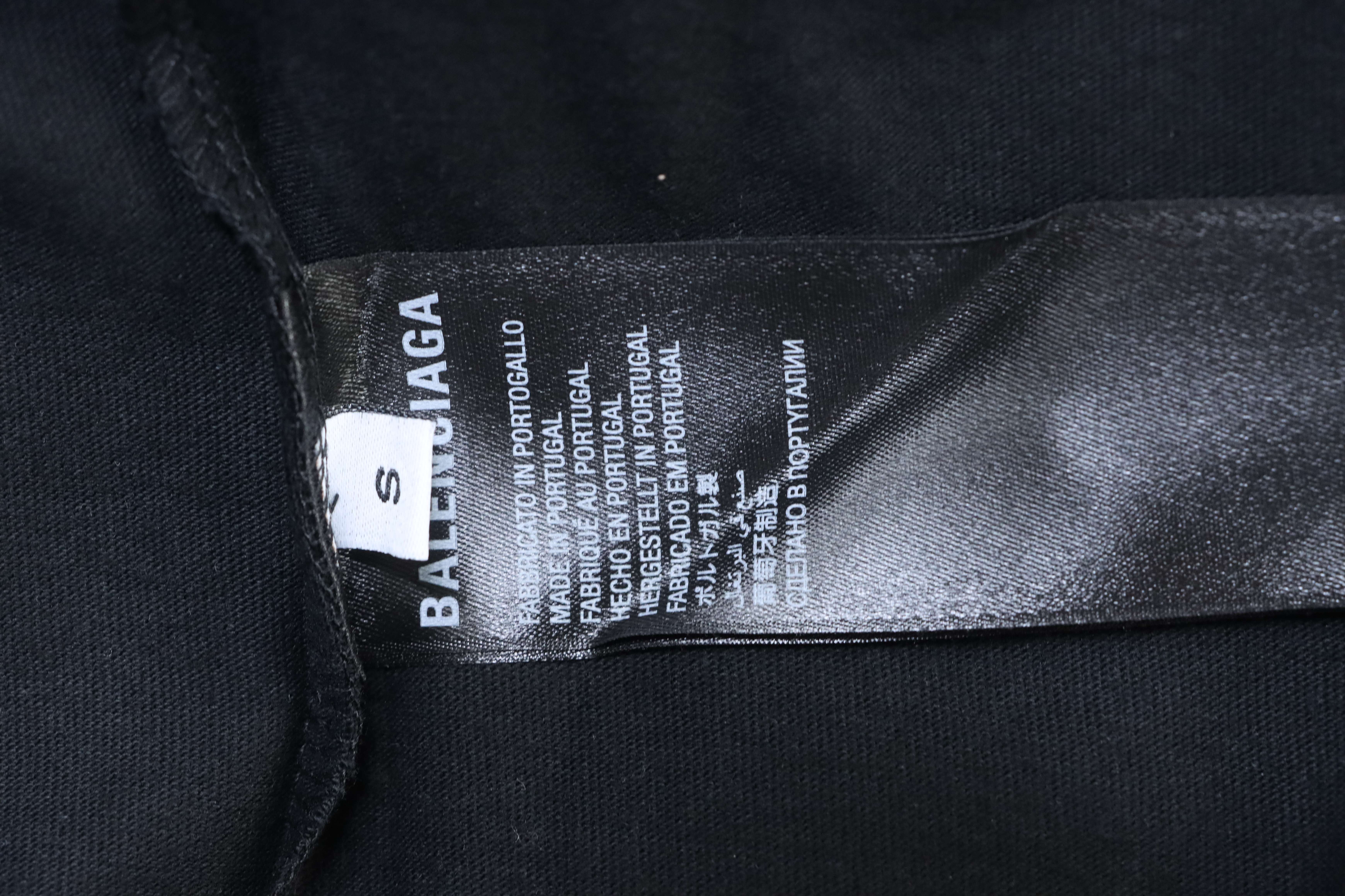 Balenciaga Alipay Collaboration Printed Crewneck T-shirt h160