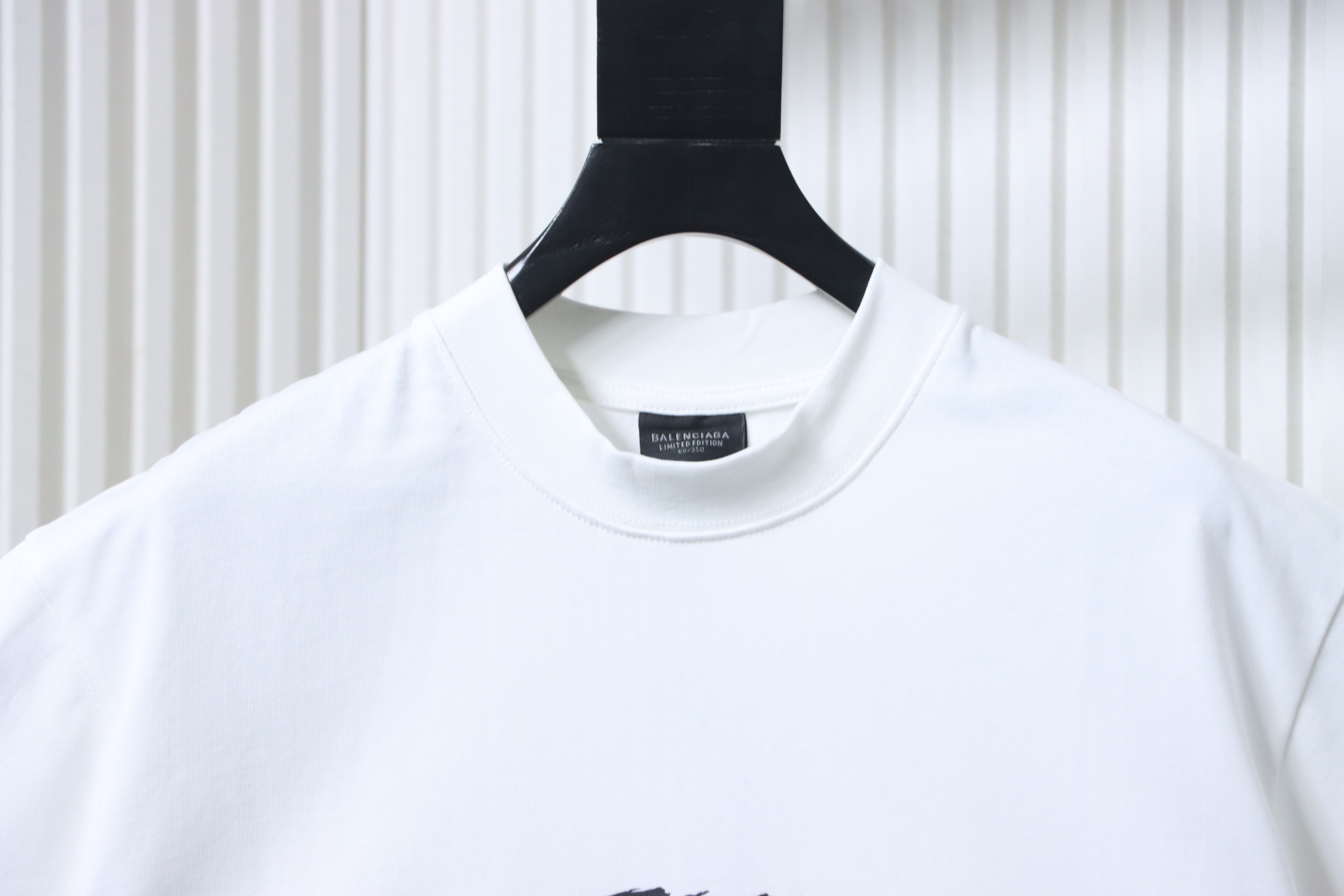 Balenciaga White 24FW Premium Flight Collaboration T-shirt h150