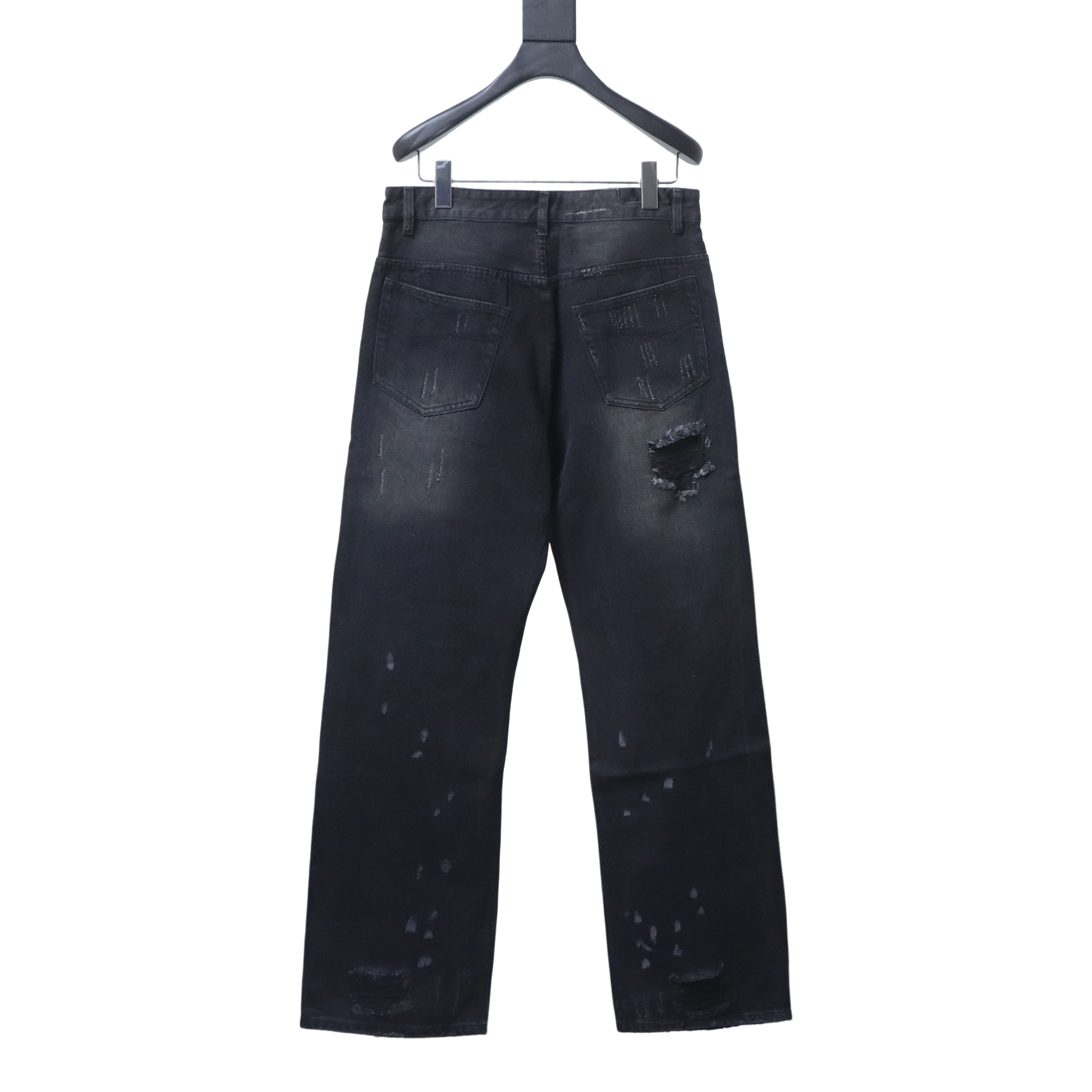 Balenciaga Black 25FW Destroyed Jeans h250
