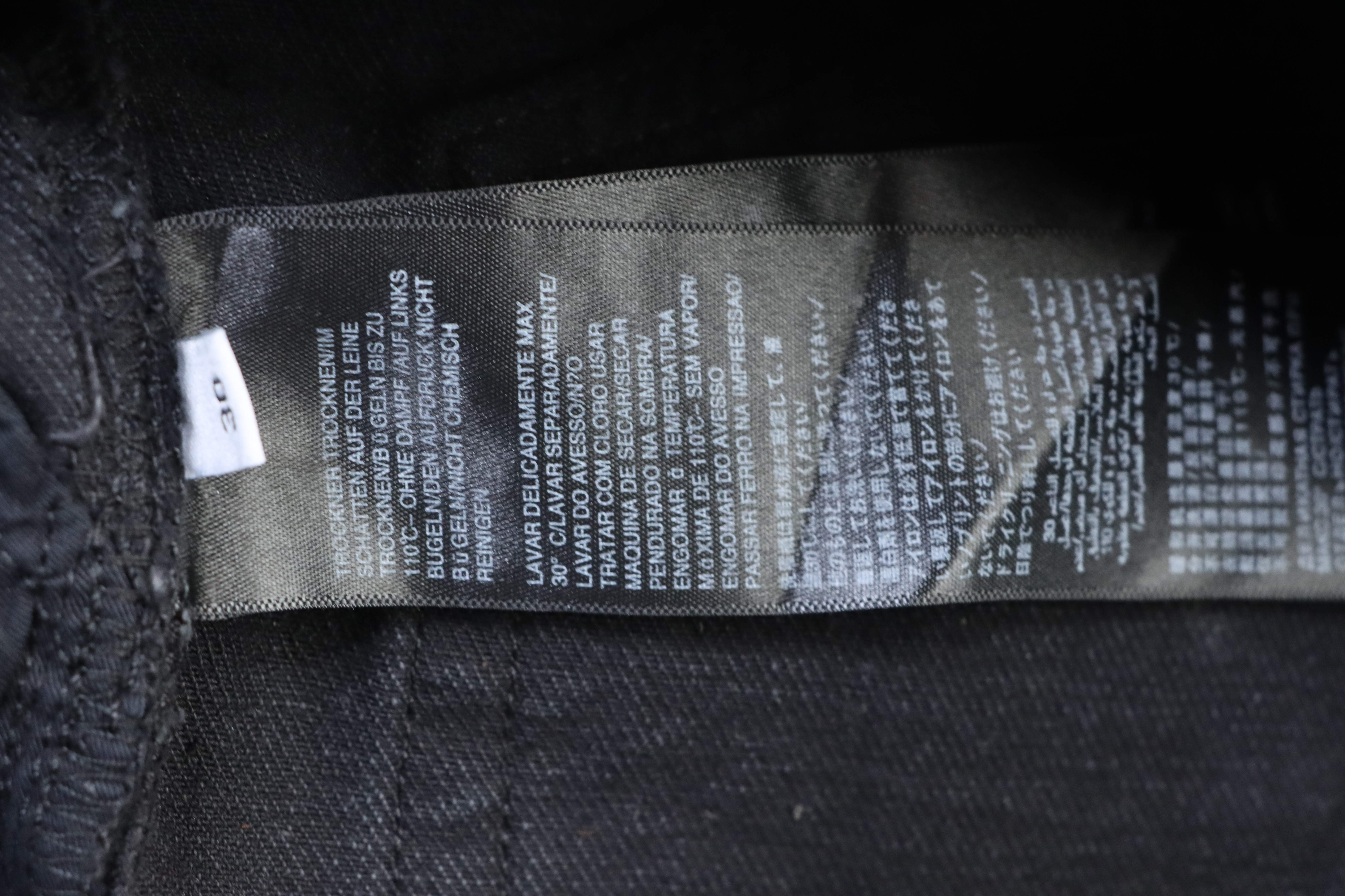 Balenciaga Black 25FW Destroyed Jeans h250