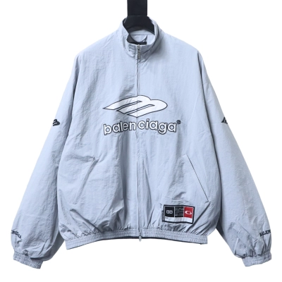 Balenciaga Black 26SS 3M Manchester United Embroidered Tracksuit Jacket h290 01