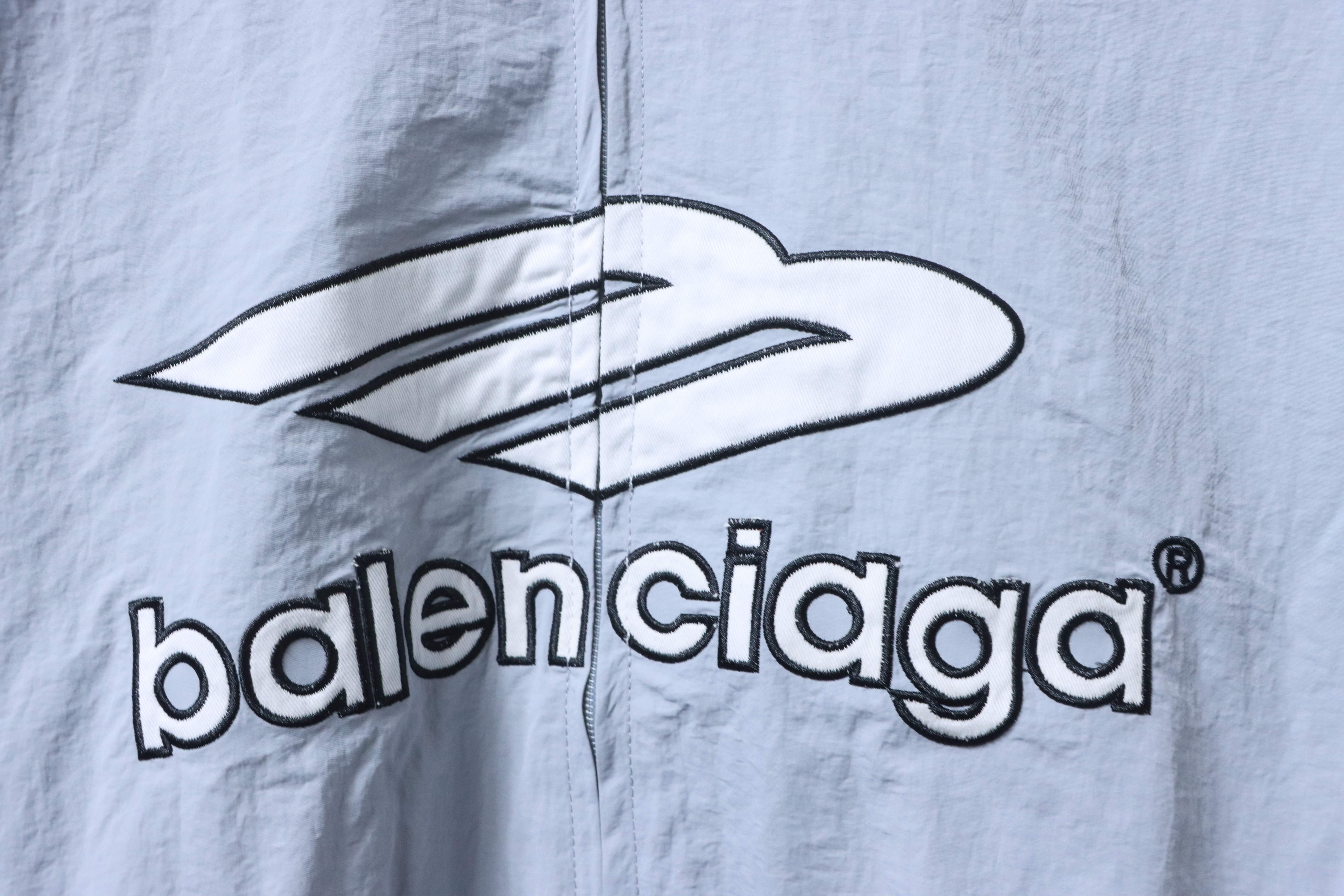 Balenciaga Black 26SS 3M Manchester United Embroidered Tracksuit Jacket h290