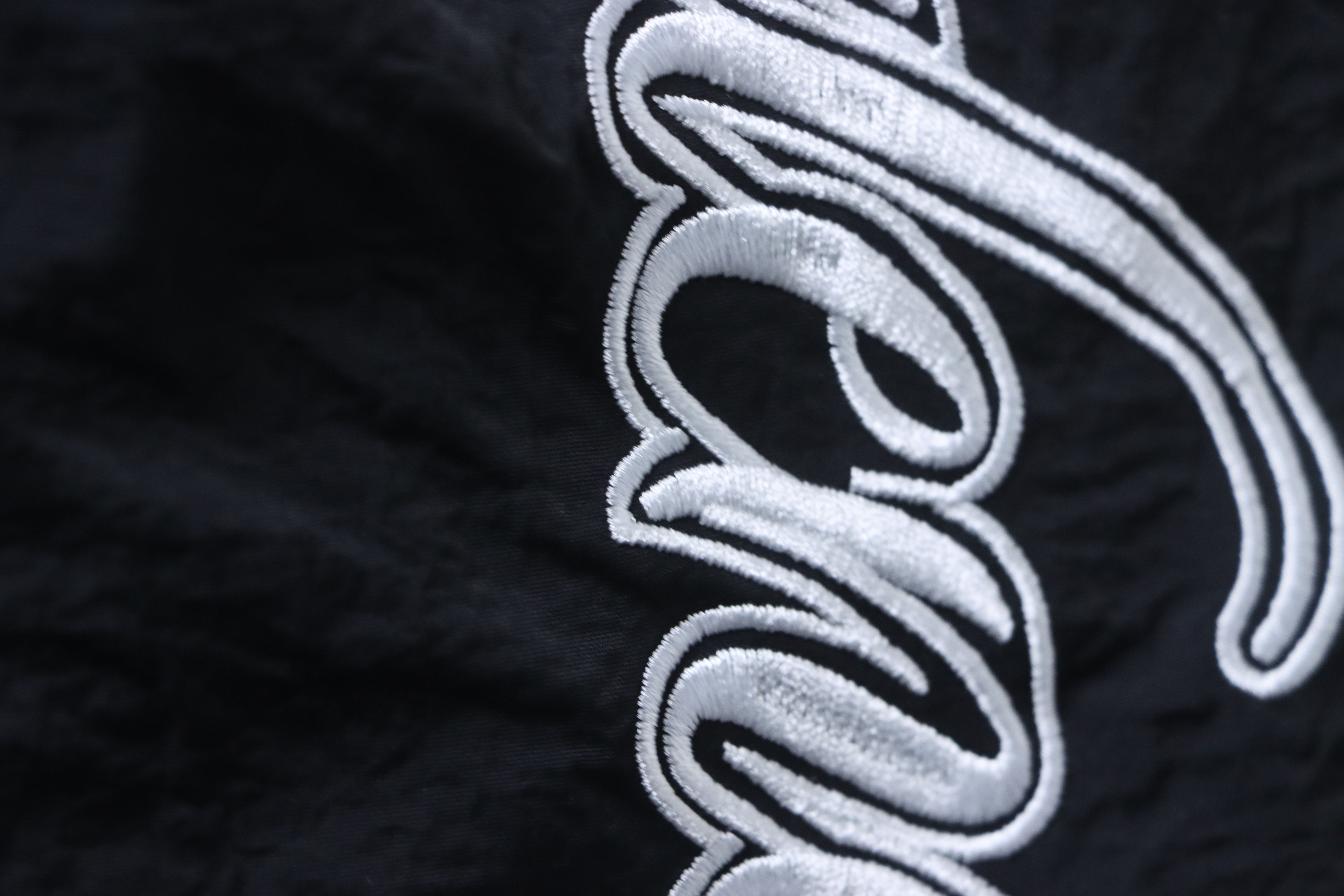 Balenciaga Black 26SS Cursive Signature Letter Embroidered Tracksuit Pants h230