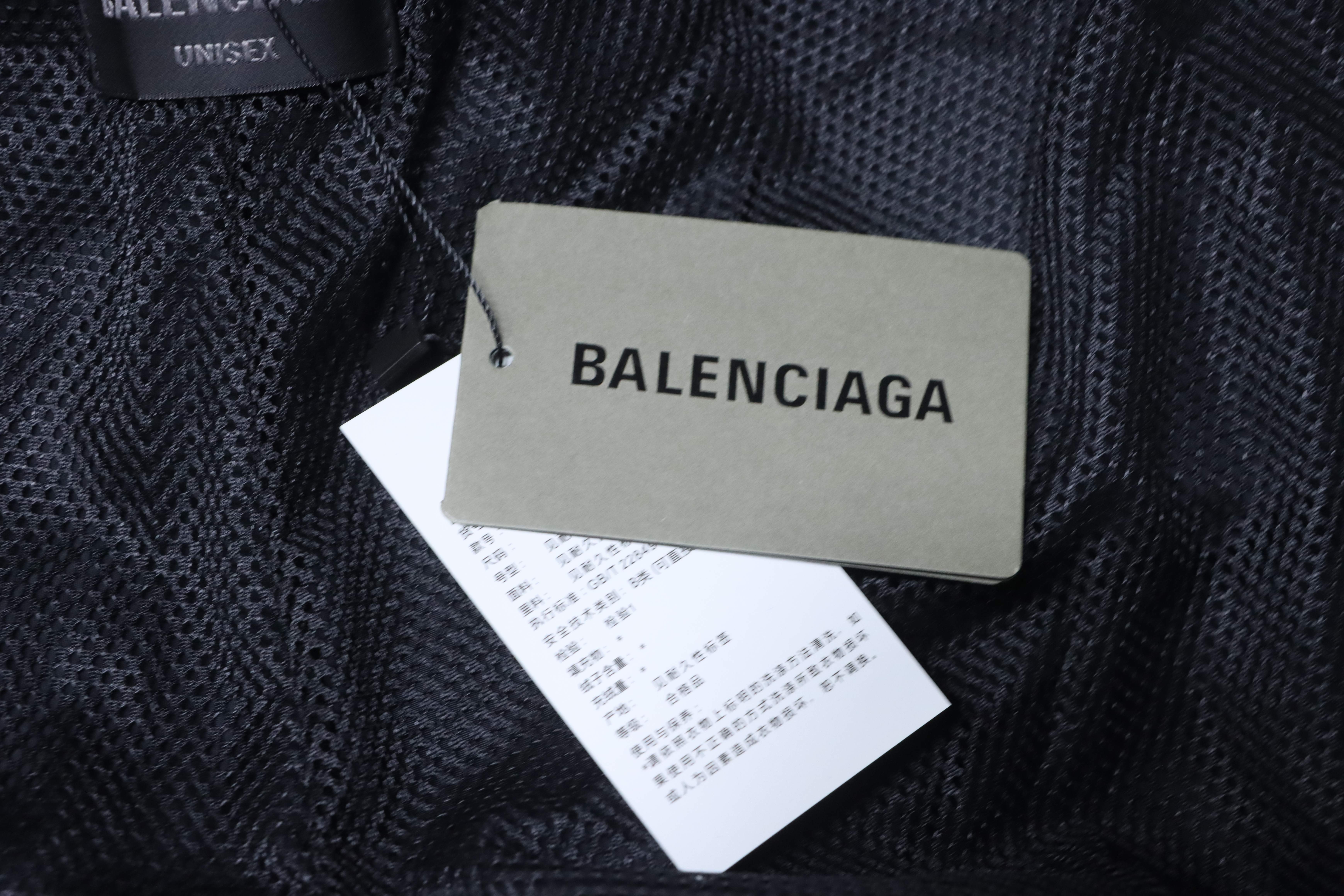 Balenciaga Black 26SS Cursive Signature Letter Embroidered Tracksuit Pants h230