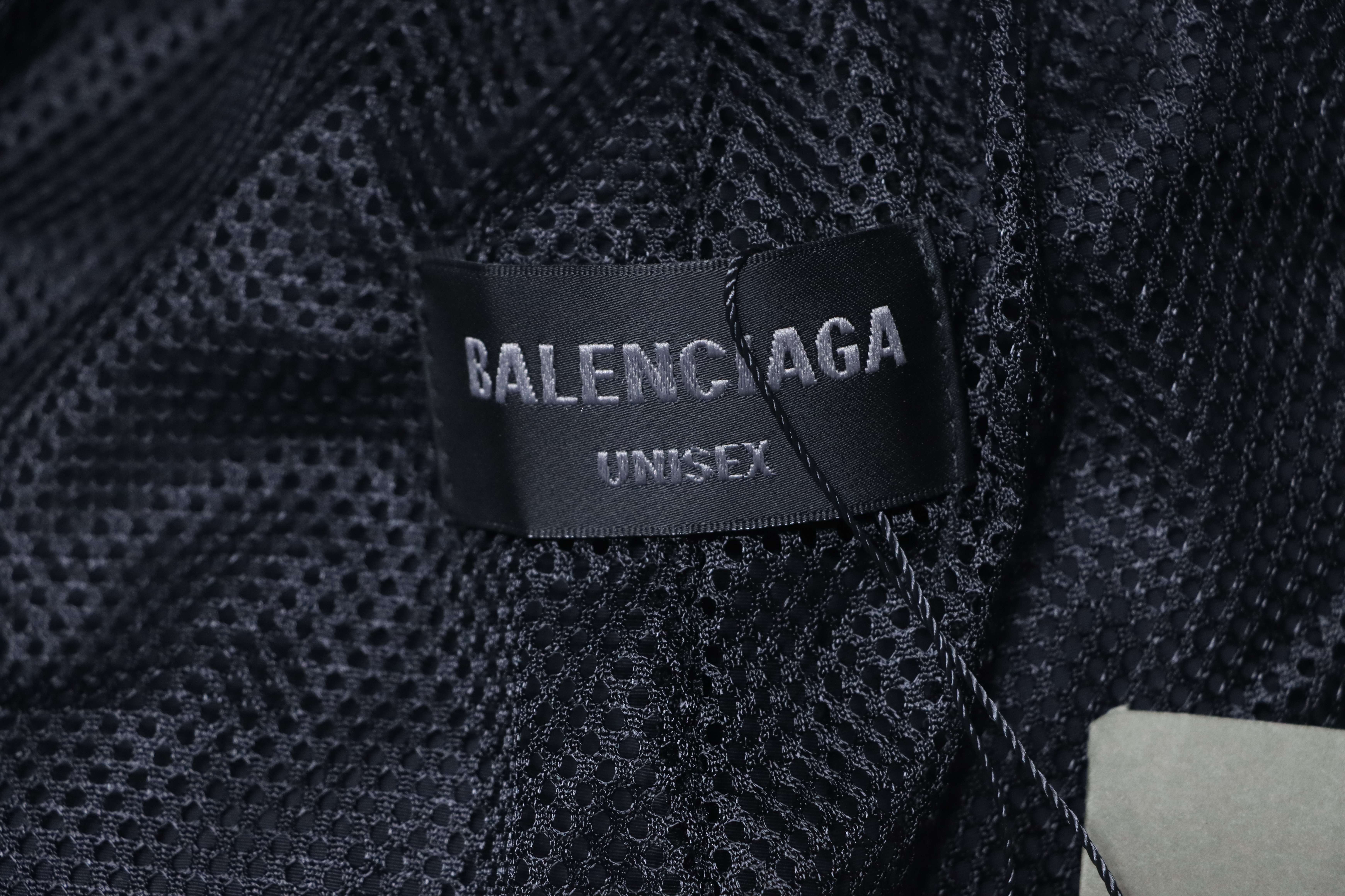 Balenciaga Black 26SS Cursive Signature Letter Embroidered Tracksuit Pants h230