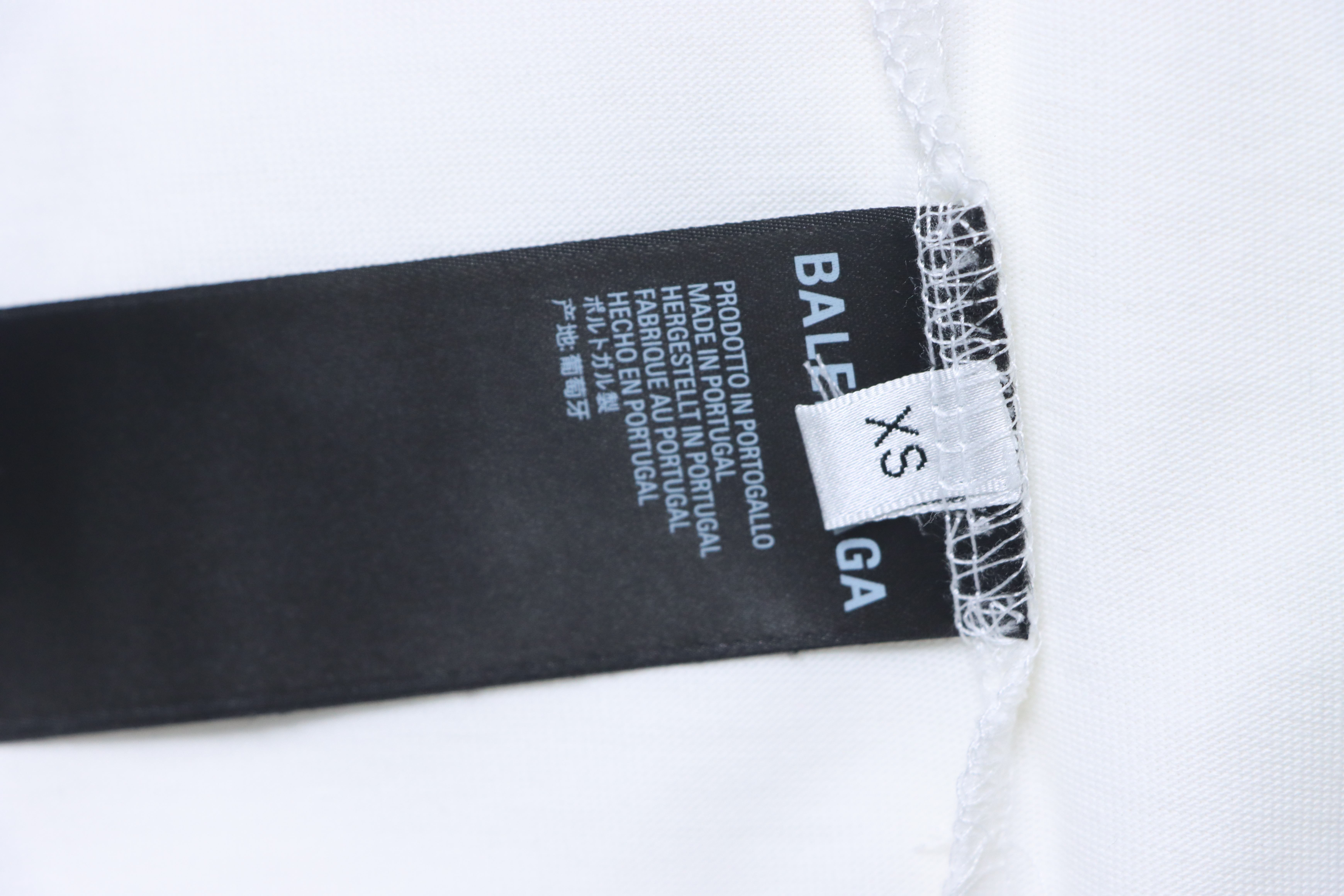 Balenciaga White Allover Letter Direct-Print Breathable Graffiti T-shirt h160