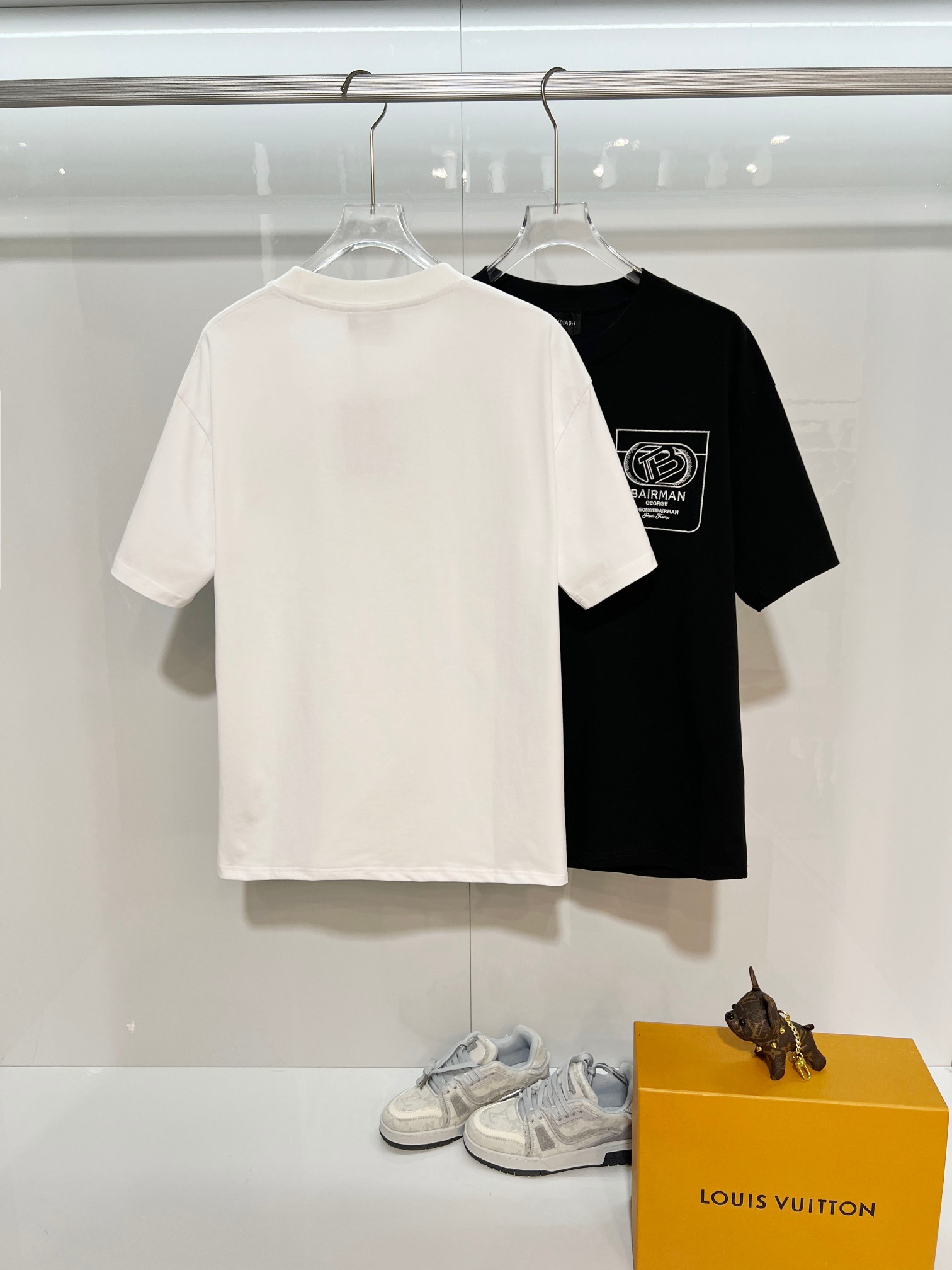 Balenciaga Black High-Quality 320g Crewneck T-shirt H140