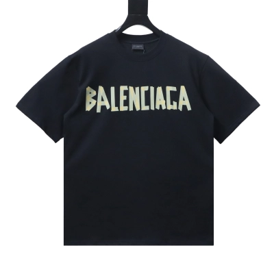 Balenciaga Black Masking Tape T-shirt h150 01