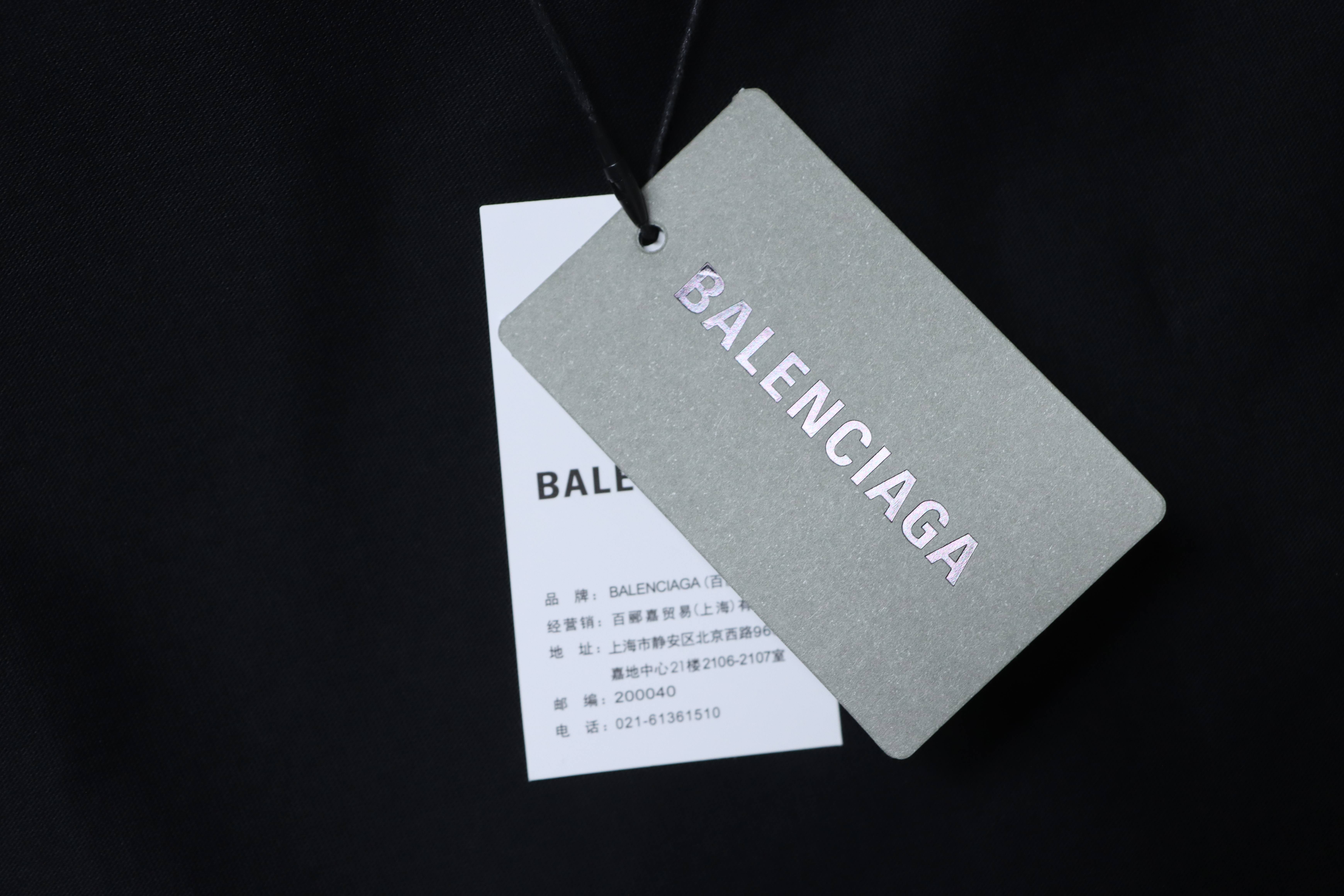 Balenciaga Black Masking Tape T-shirt h150