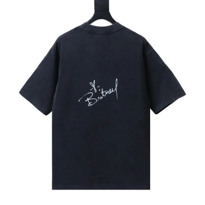 Balenciaga Black Music Series Sweet Britney Portrait Washed Crewneck T-shirt h150 02