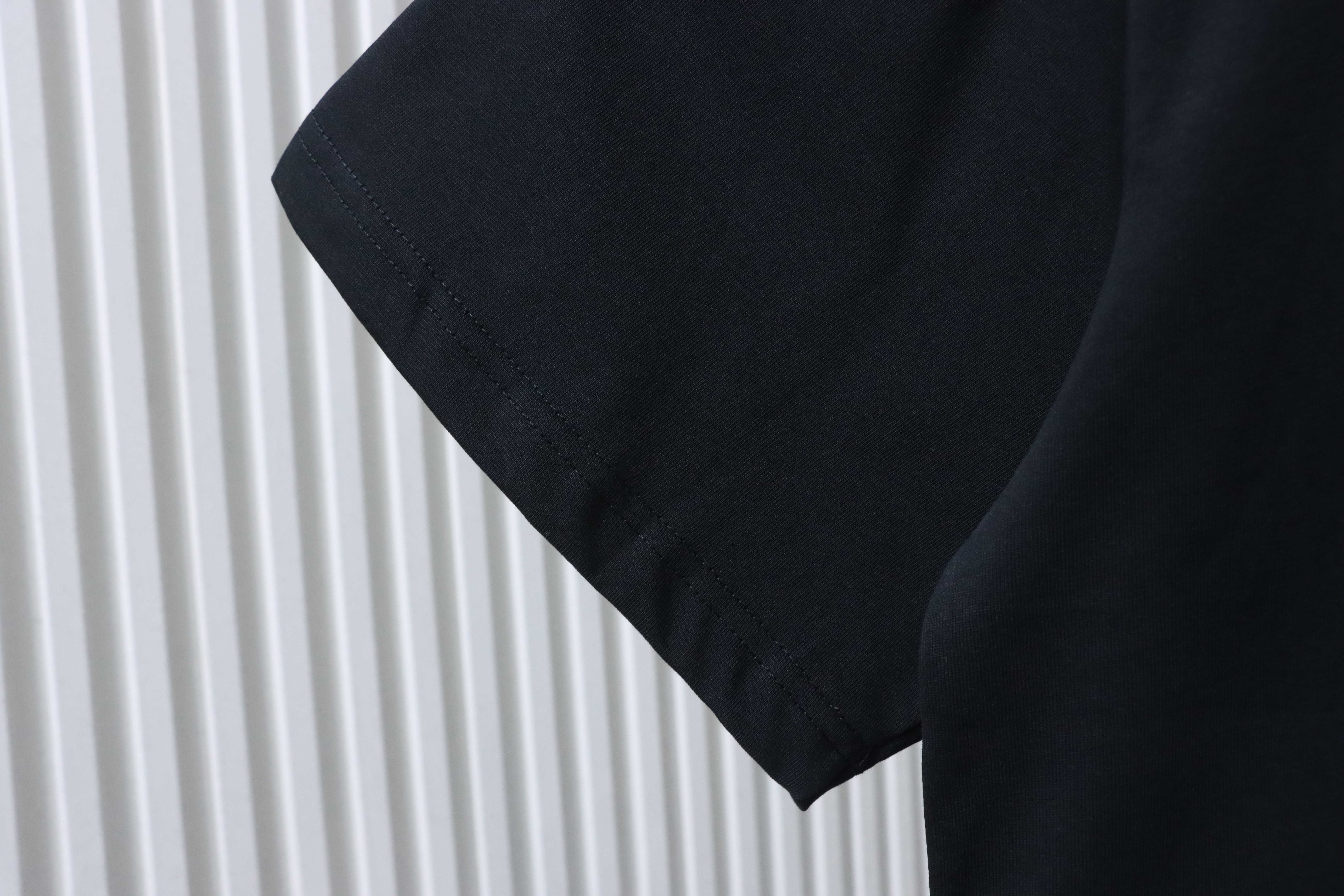 Balenciaga Coke Embroidered T-shirt Black h180