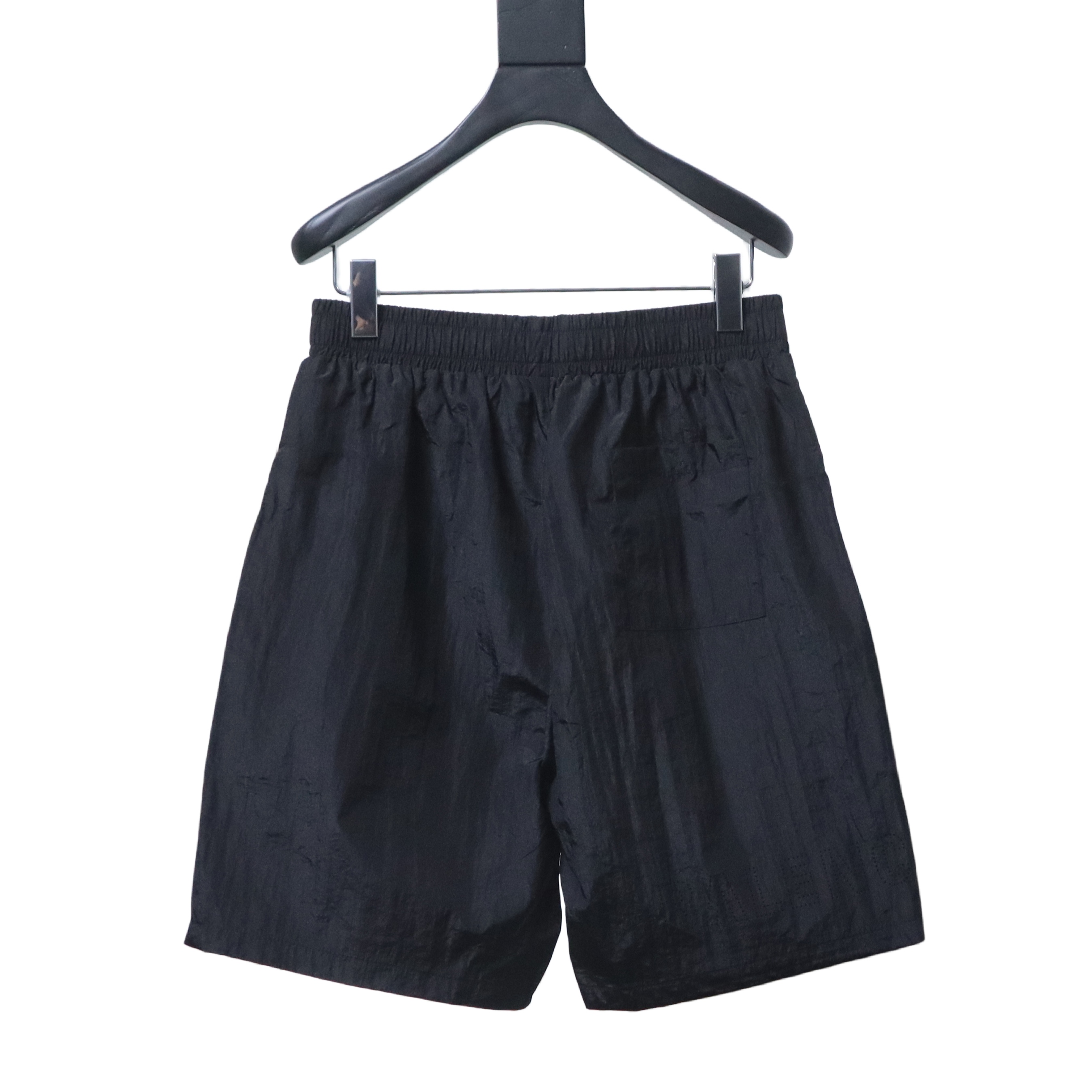 Balenciaga Double-Ring Letter Small Logo Embroidered Shorts h180