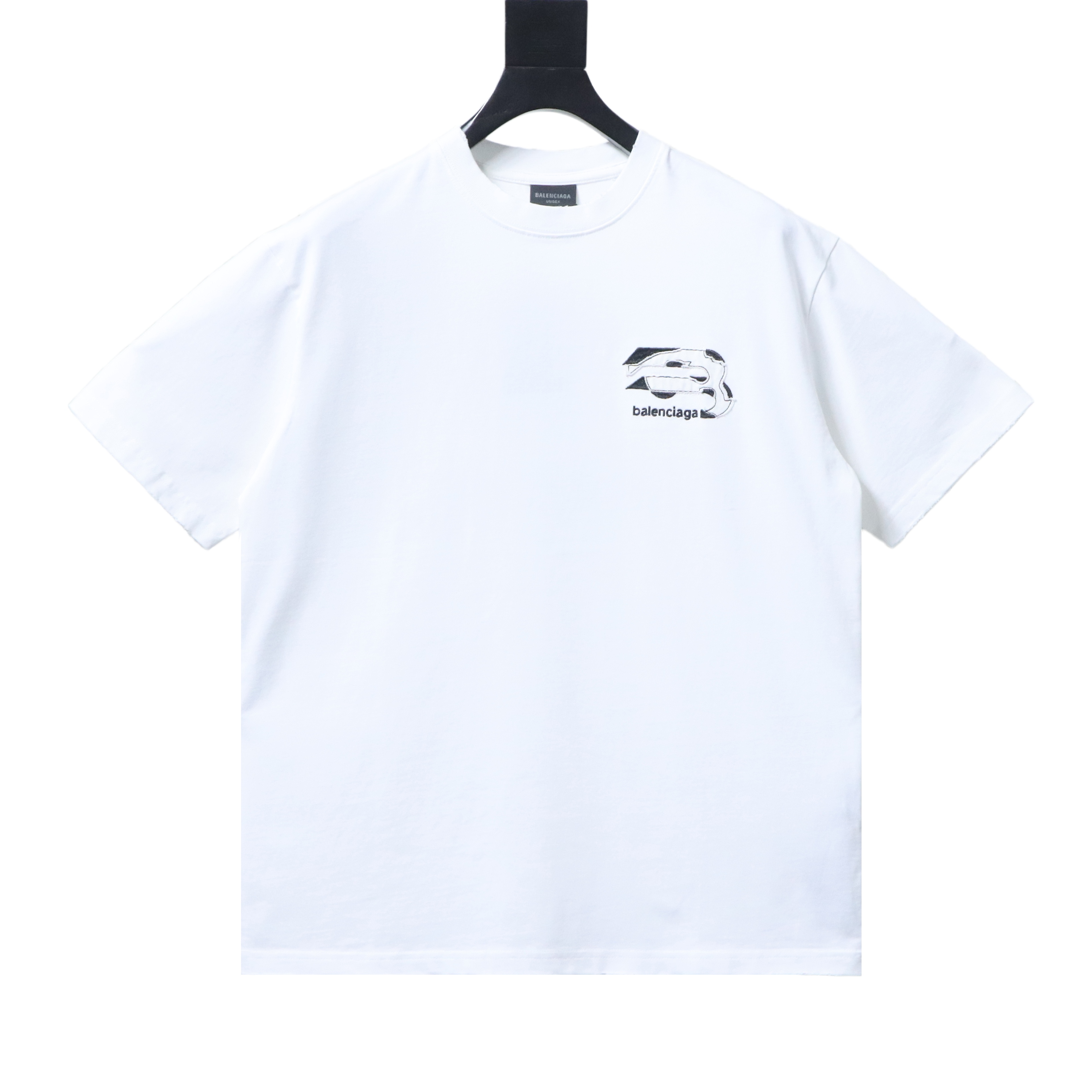 Balenciaga Heavy Patch Embroidered T-shirt White