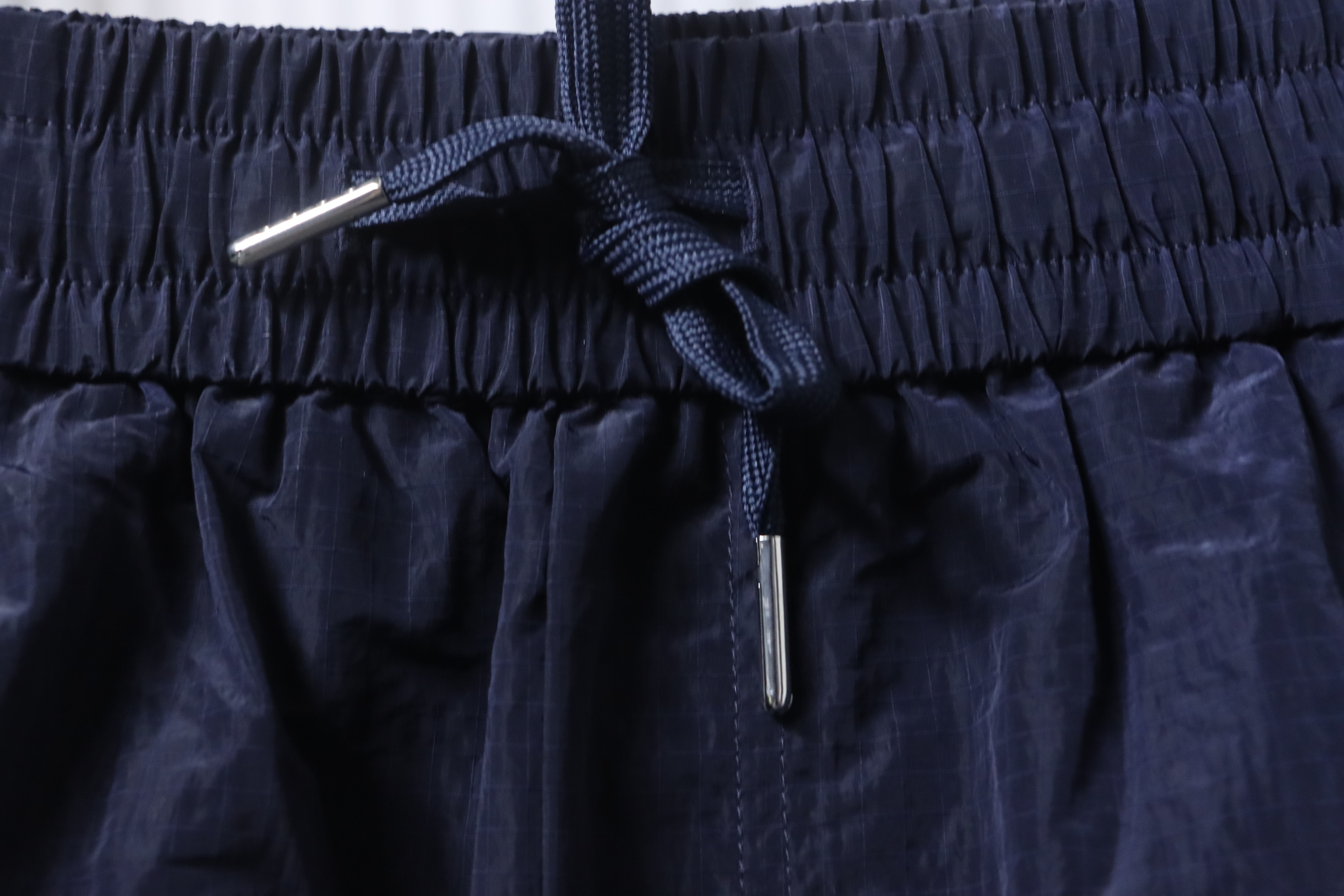 Balenciaga Metal Patch Logo Letter Embroidered Shorts h180