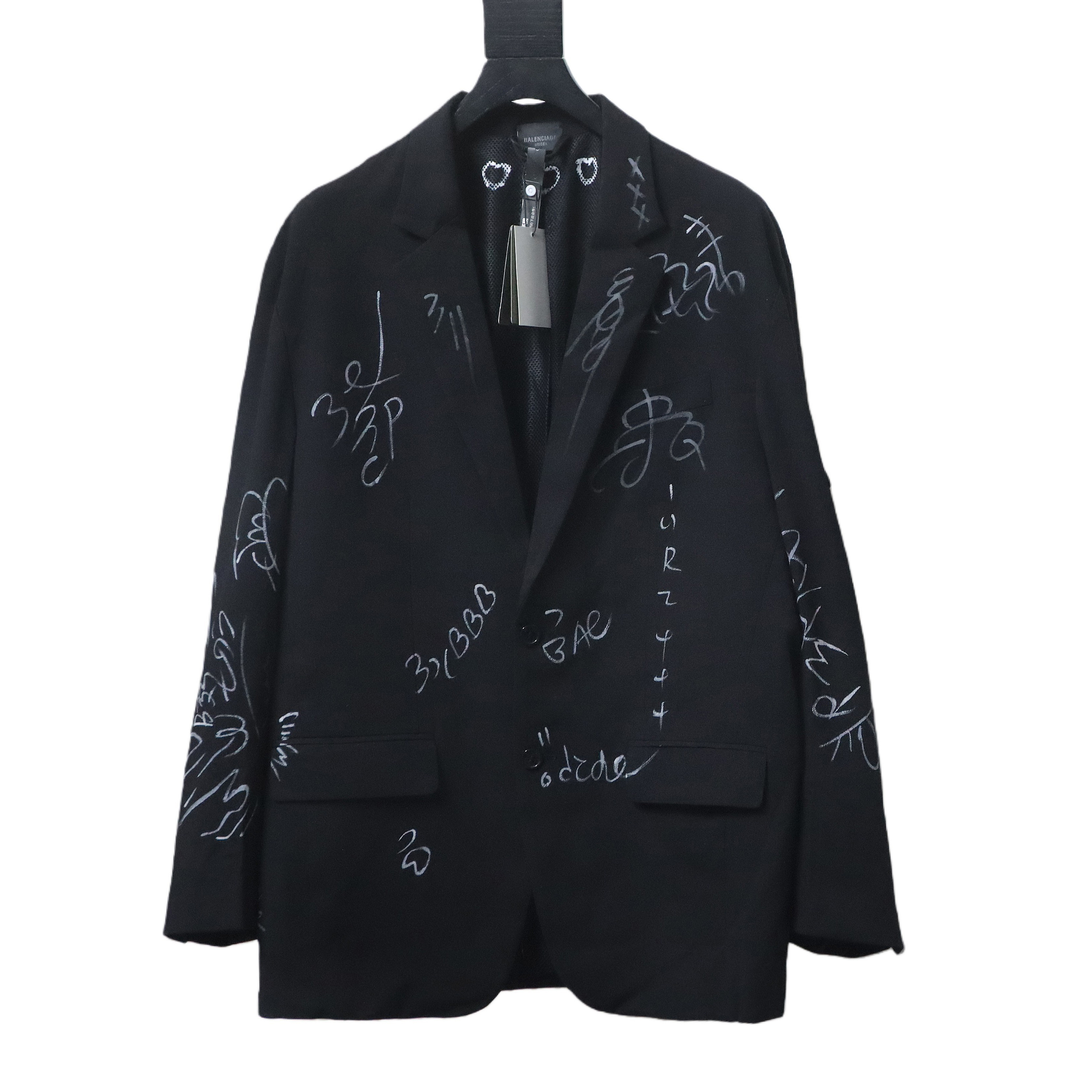 Balenciaga New Pigeon Graphic Jacket Set h330