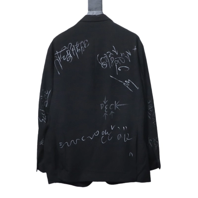 Balenciaga New Pigeon Graphic Jacket Set h330 02