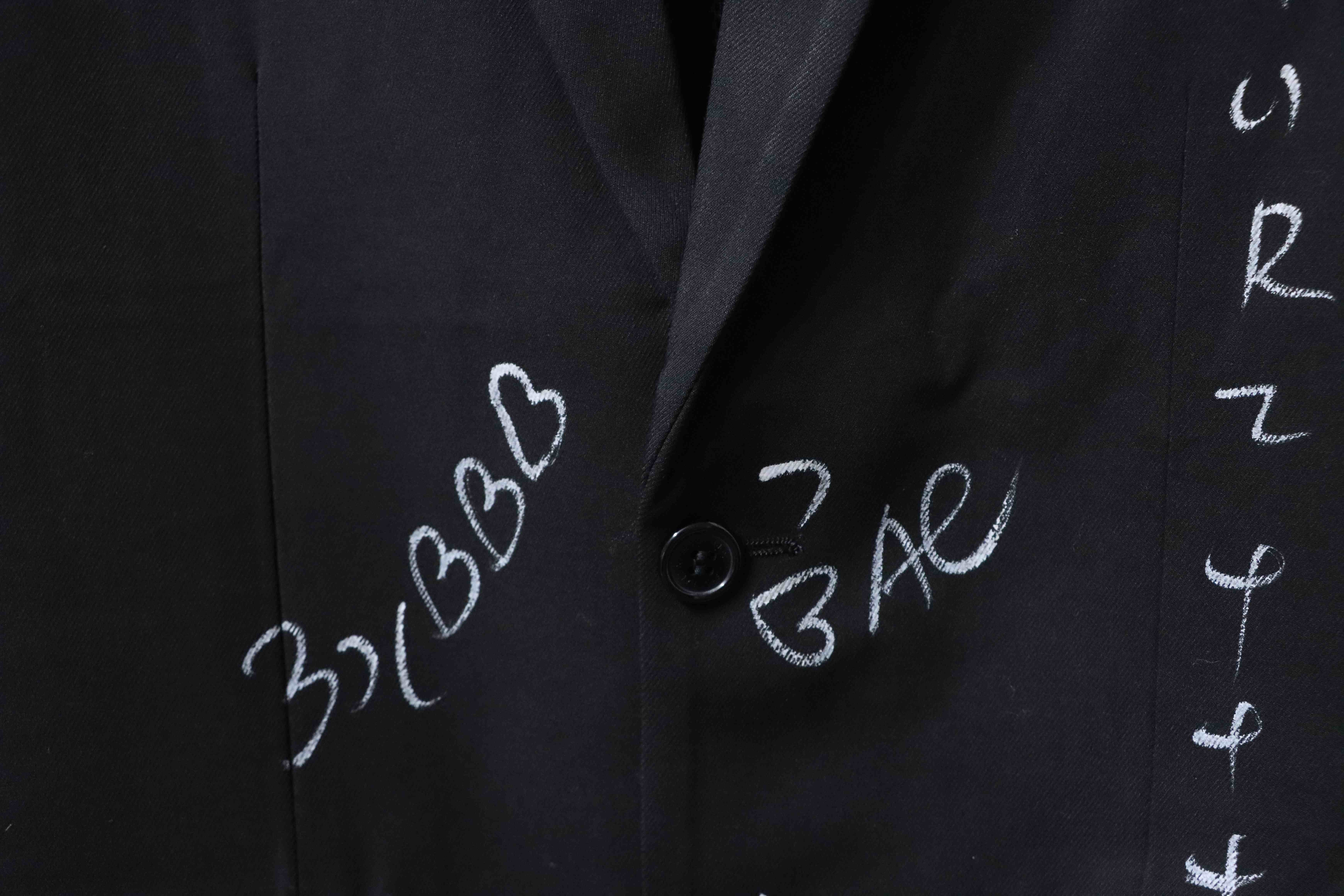 Balenciaga New Pigeon Graphic Jacket Set h330