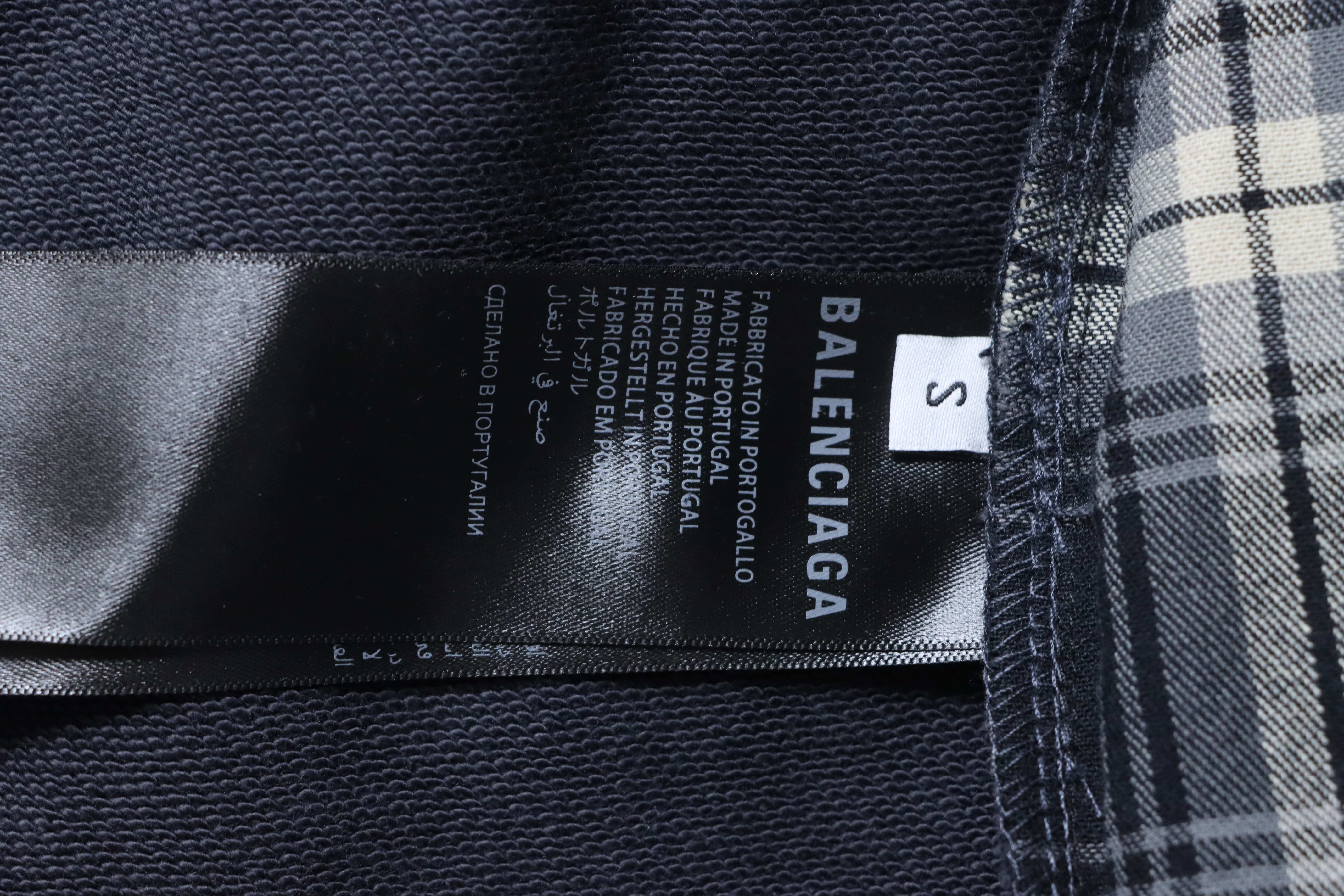 Balenciaga Spliced Plaid Sweatpants h250