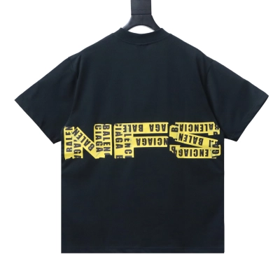 Balenciaga Black 24FW Premium Flight Collaboration T-shirt h150 01