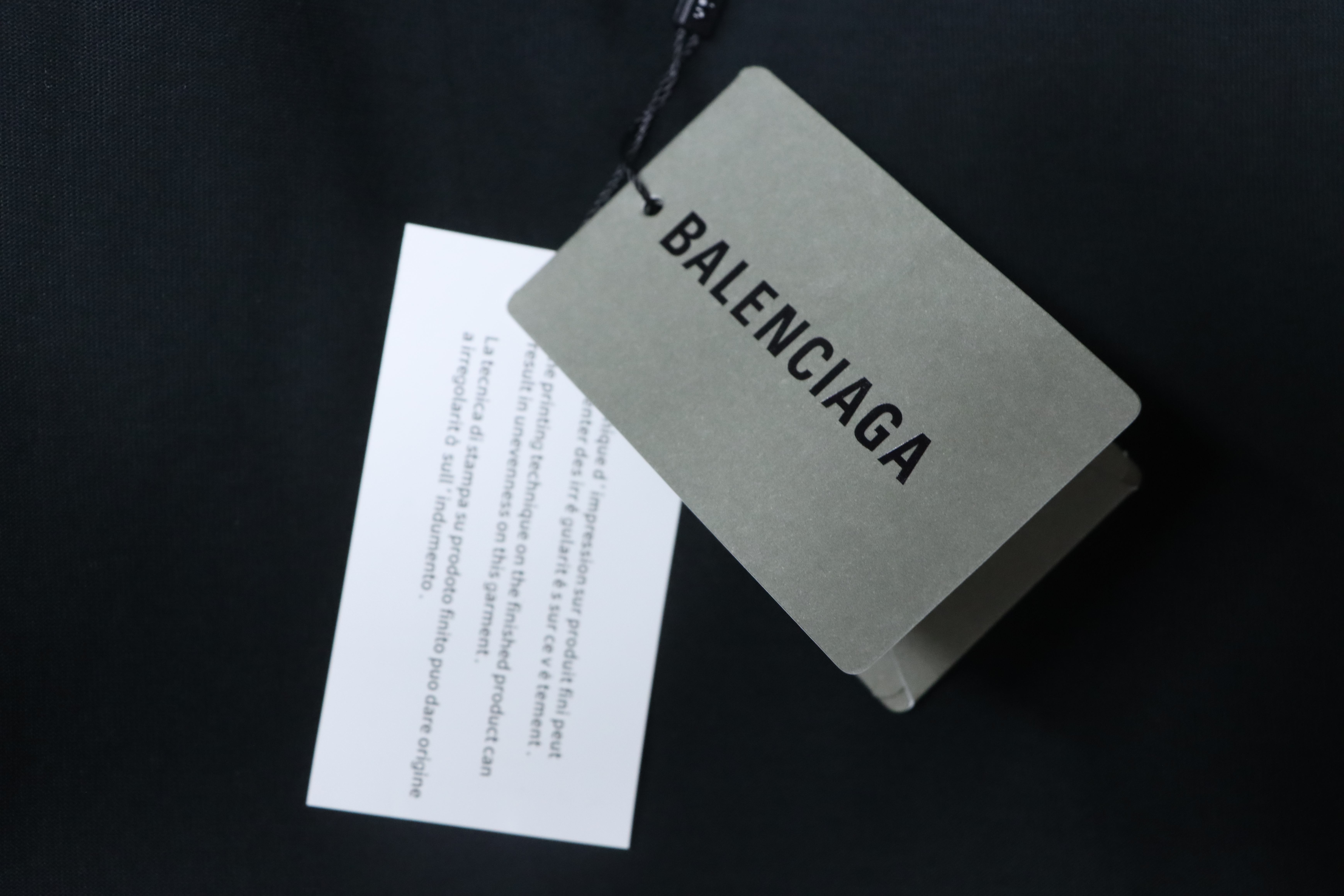 Balenciaga Black 24FW Premium Flight Collaboration T-shirt h150