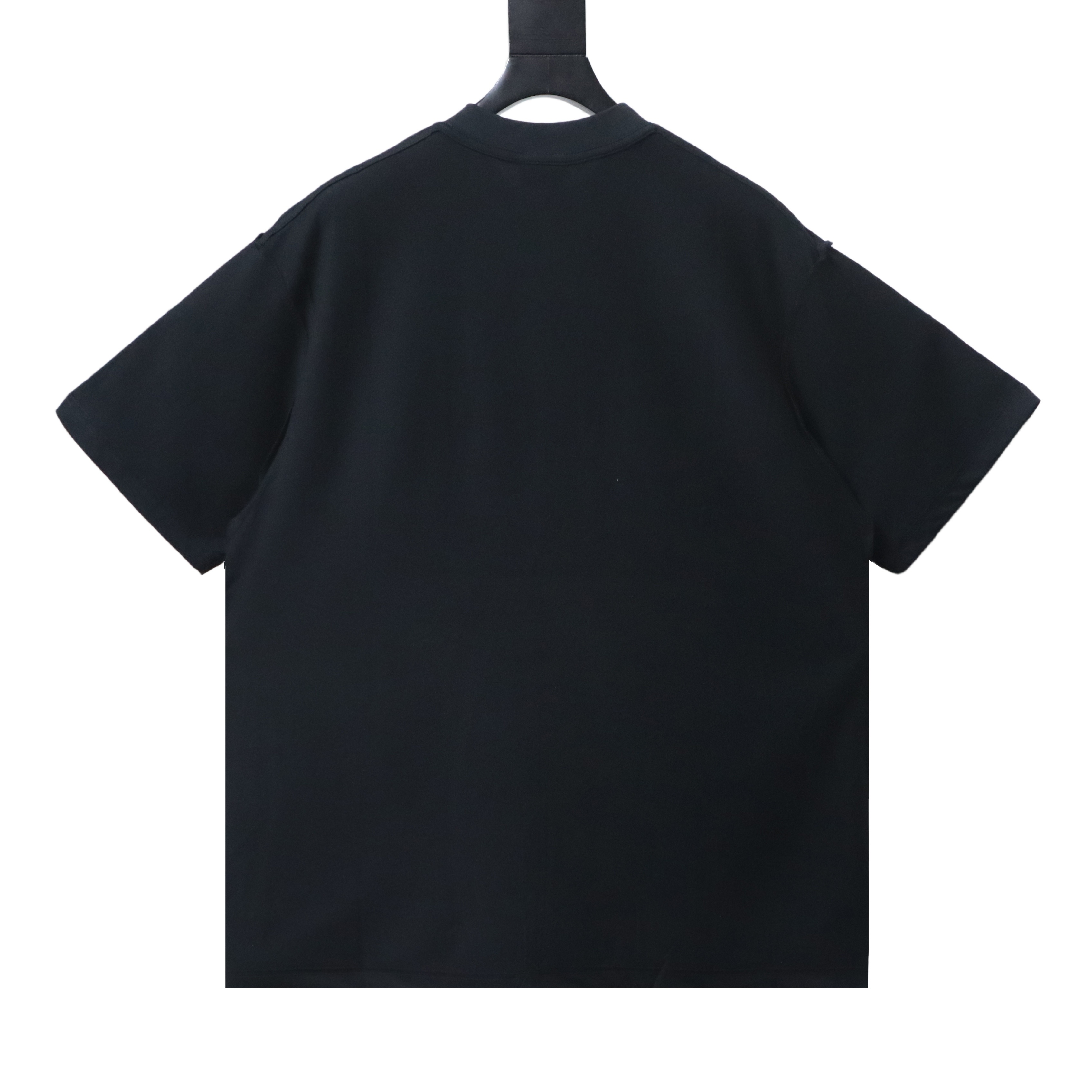 Balenciaga Black 24SS Inverted Letter Overlap Embroidered T-shirt h150