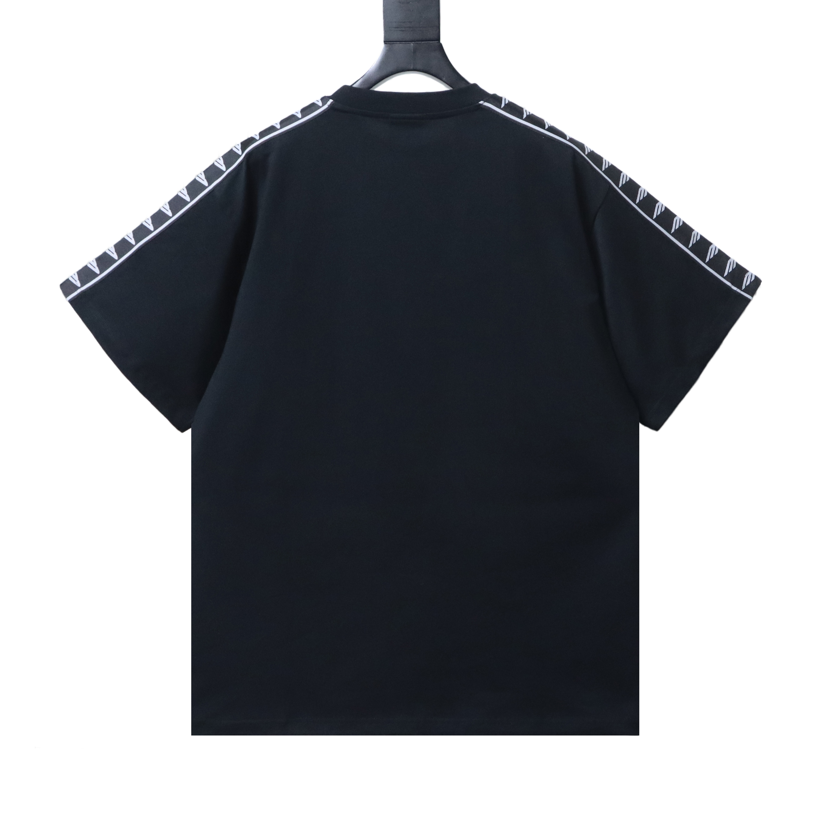 Balenciaga Black 26SS 3B Woven Tape Logo T-shirt h160
