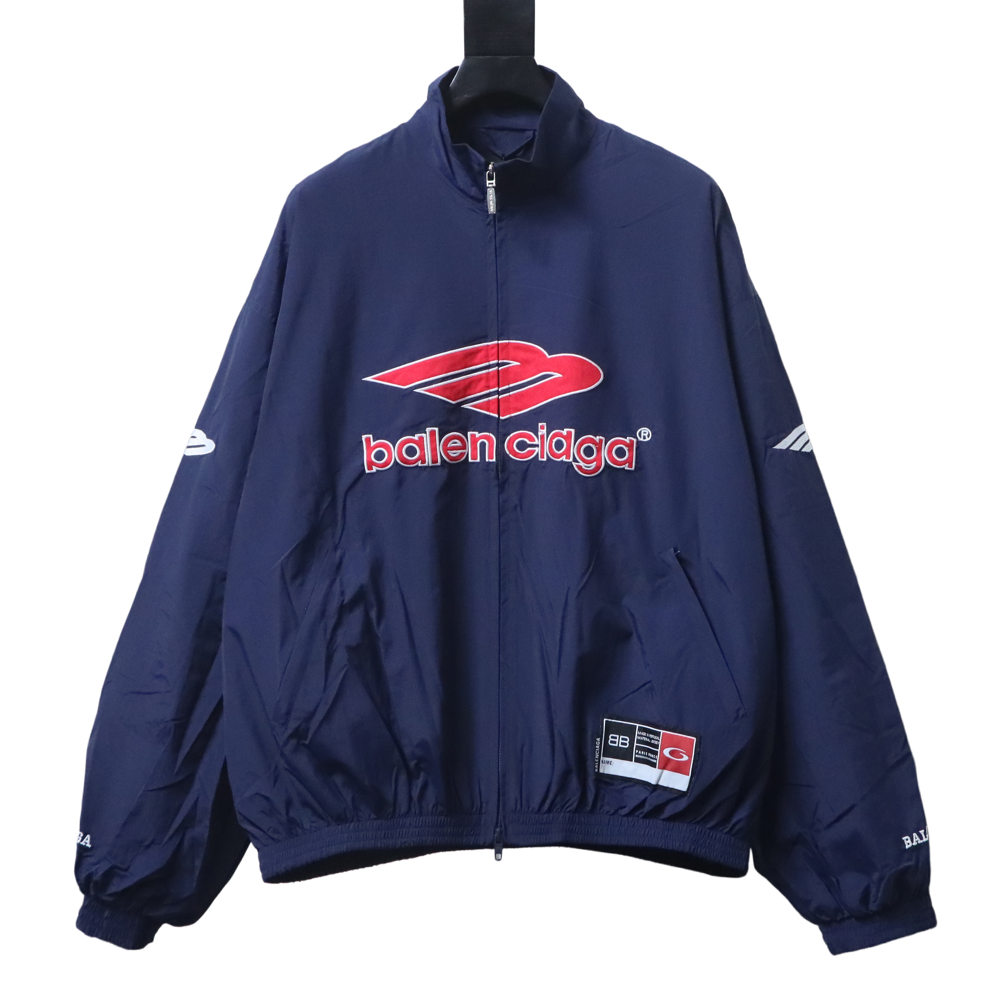 Balenciaga Blue 26SS 3M Manchester United Embroidered Tracksuit Jacket h290