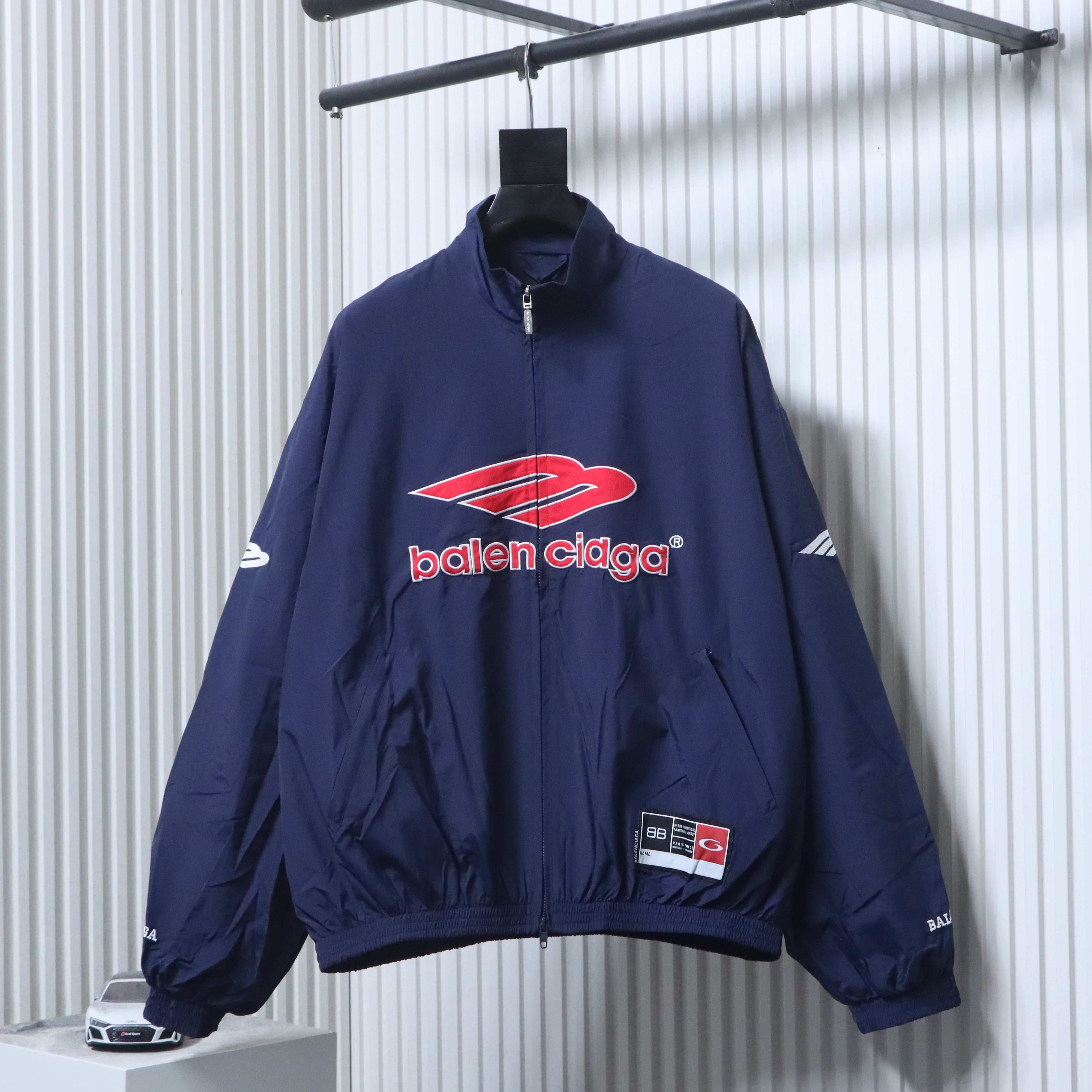 Balenciaga Blue 26SS 3M Manchester United Embroidered Tracksuit Jacket h290