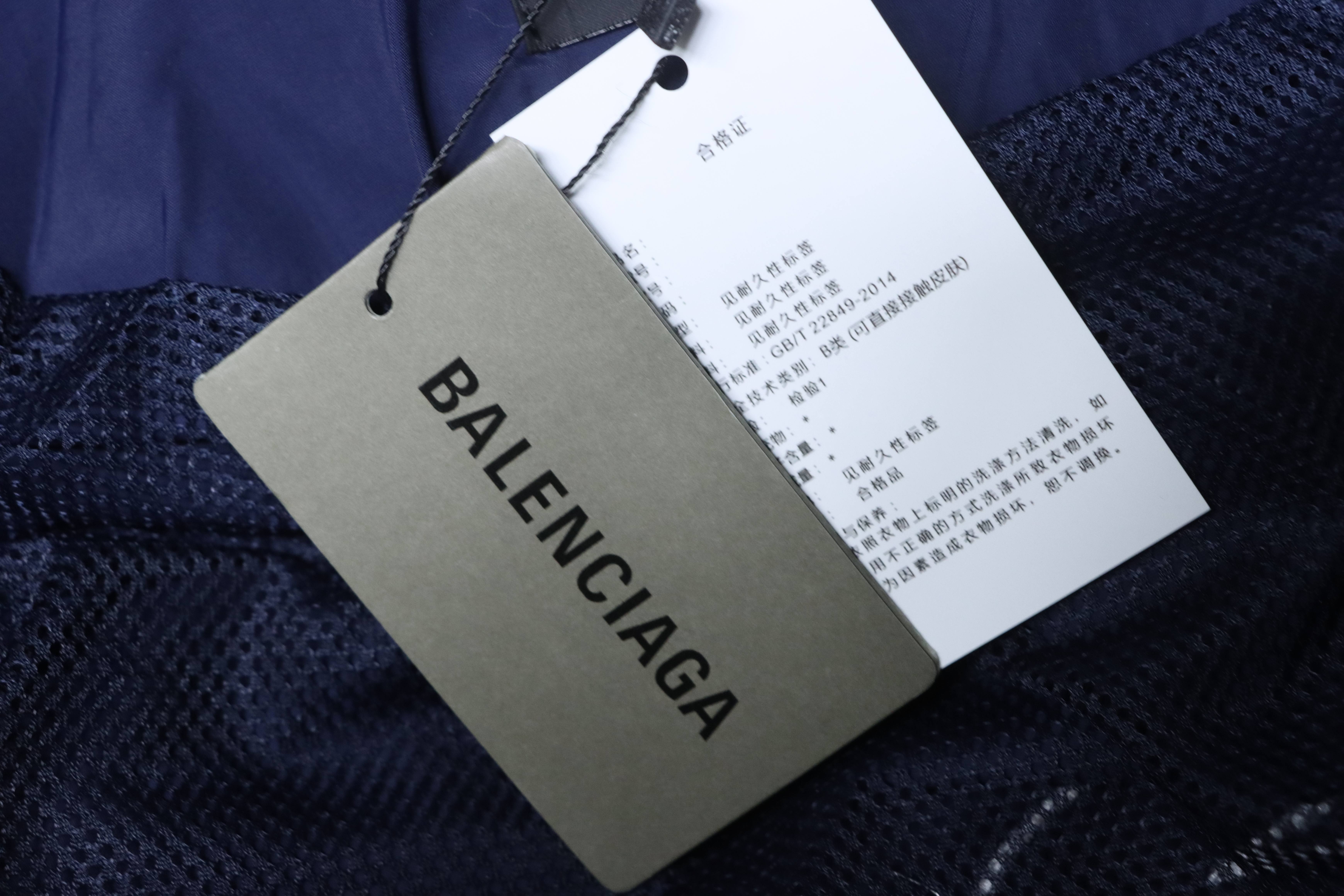 Balenciaga Blue 26SS 3M Manchester United Embroidered Tracksuit Jacket h290