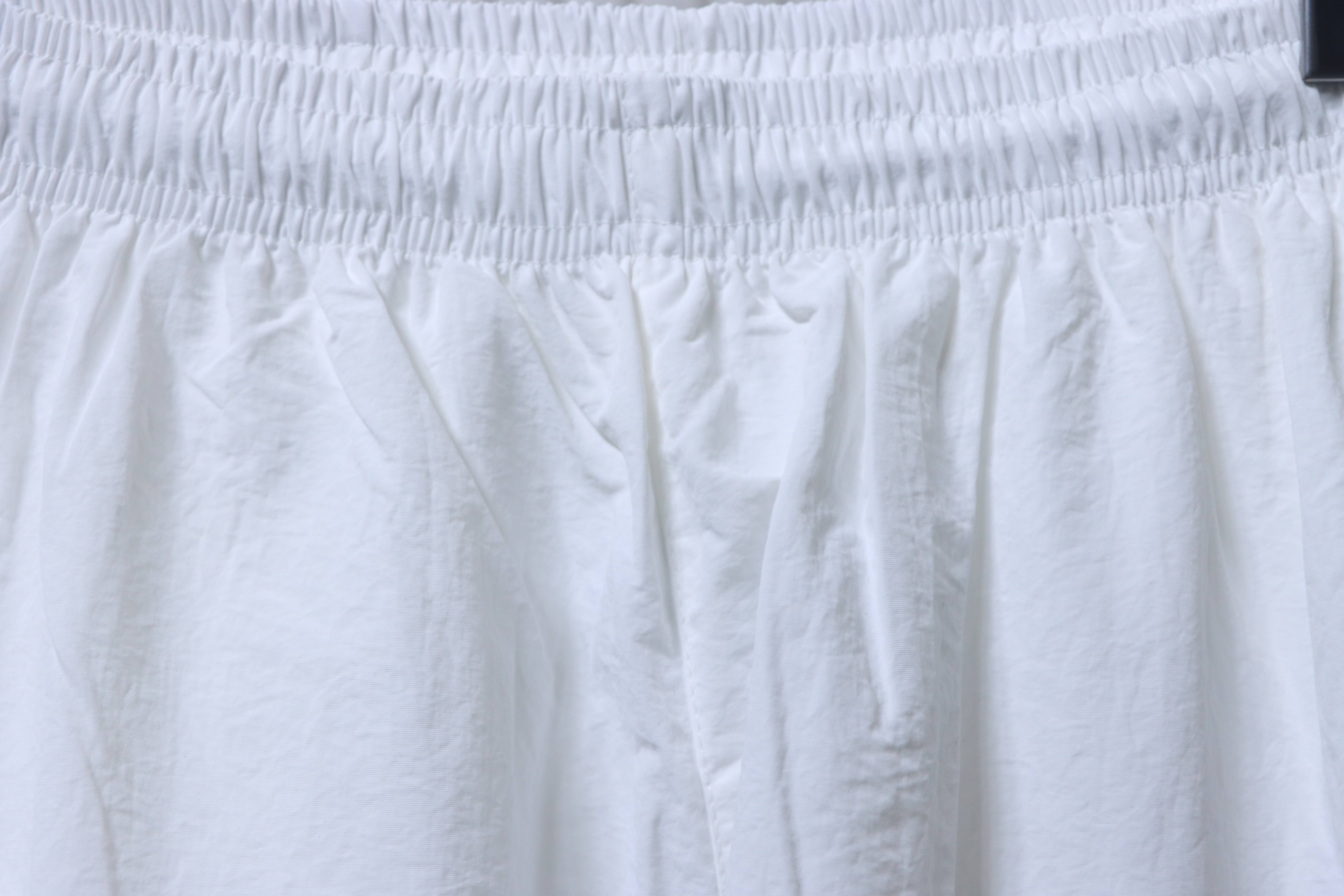 Balenciaga White 26SS Cursive Signature Letter Embroidered Tracksuit Pants h230