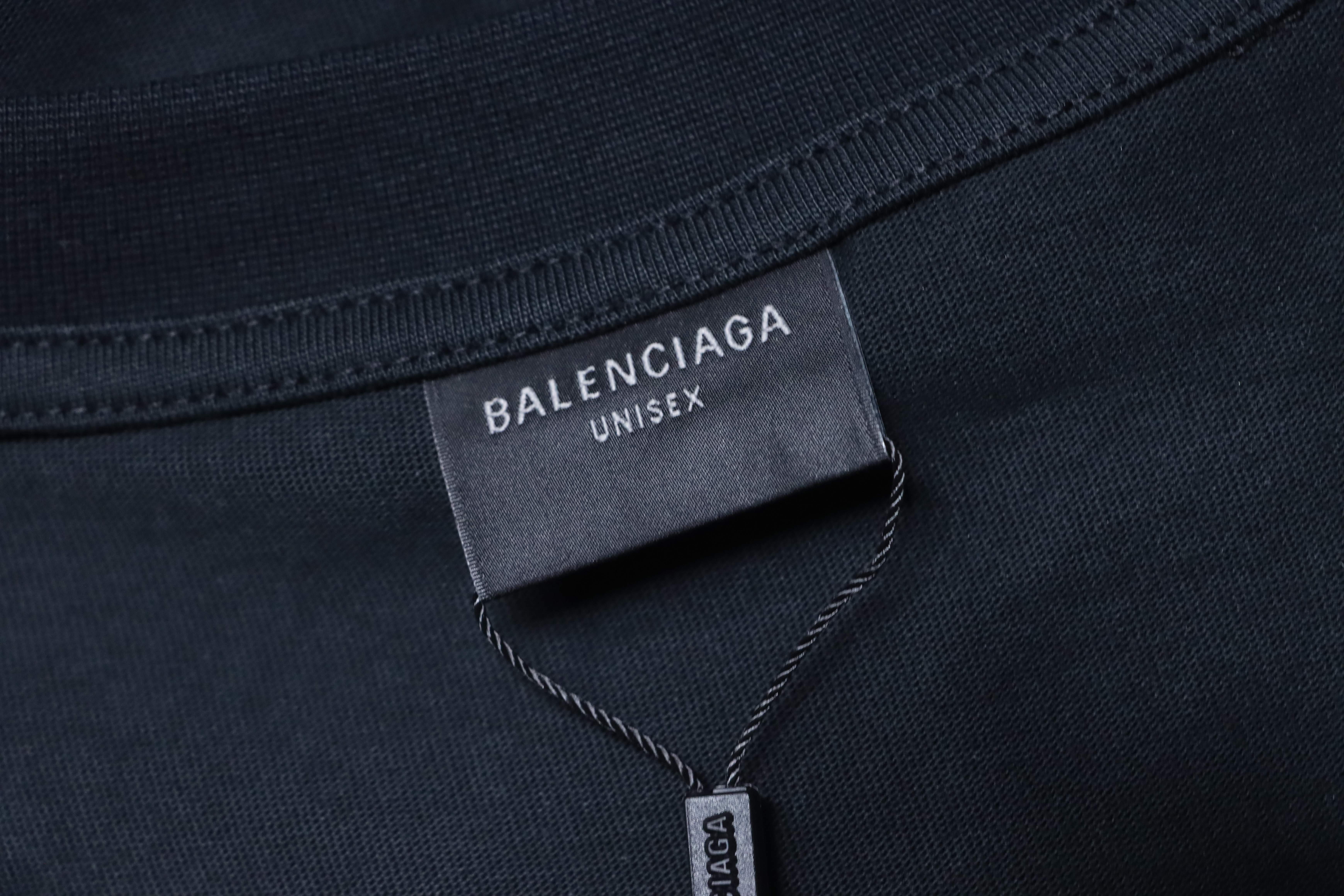 Balenciaga Black 26SS New Medal Printed Logo T-shirt h170