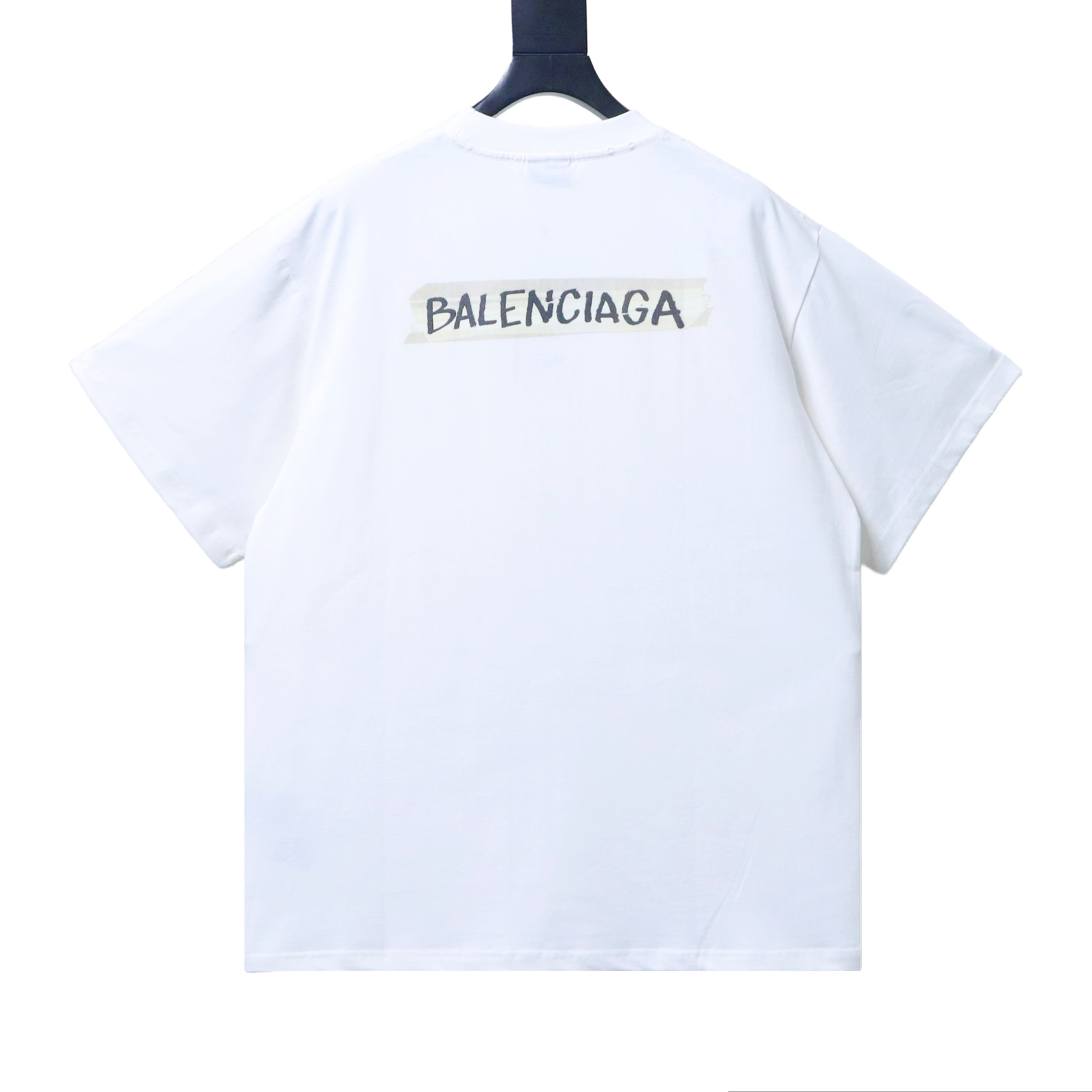Balenciaga White 26SS New Tape Label T-shirt h160