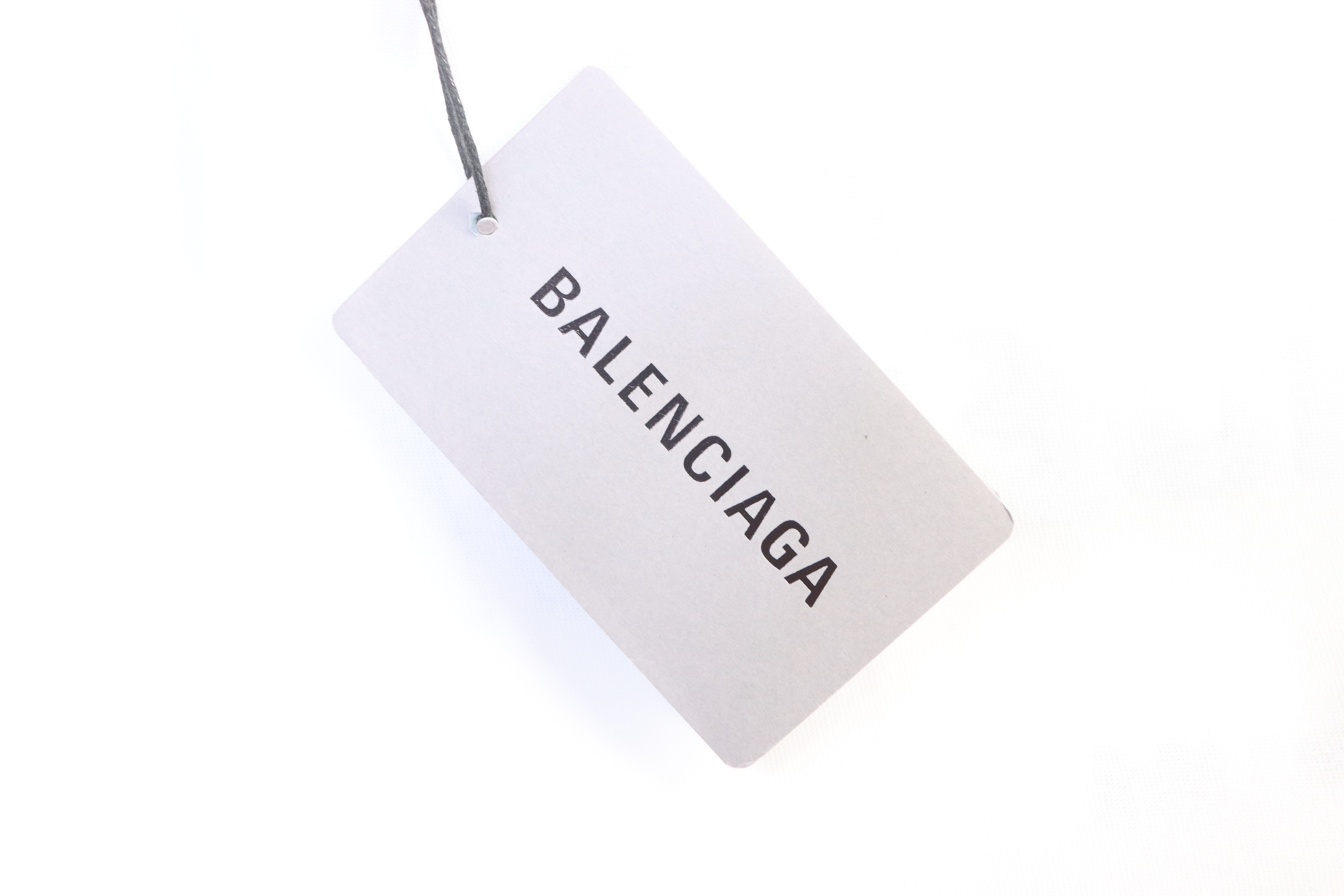Balenciaga White Blurred Letter Front and Back Printed T-shirt h130