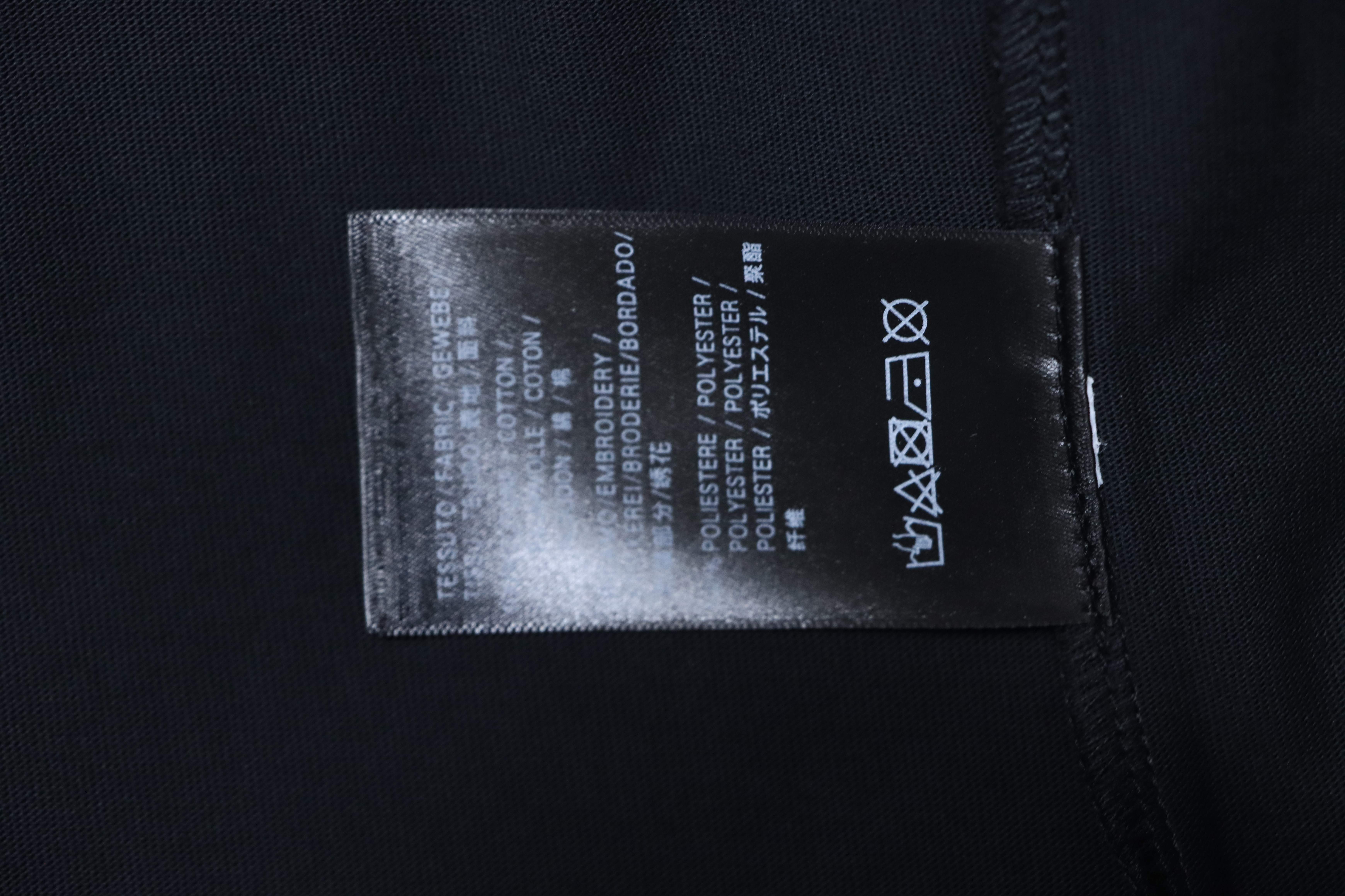 Balenciaga Black Double-B Letter Printed Crewneck T-shirt h140
