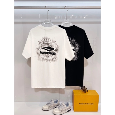 Balenciaga Black High-Quality 320g Crewneck T-shirt h140 02