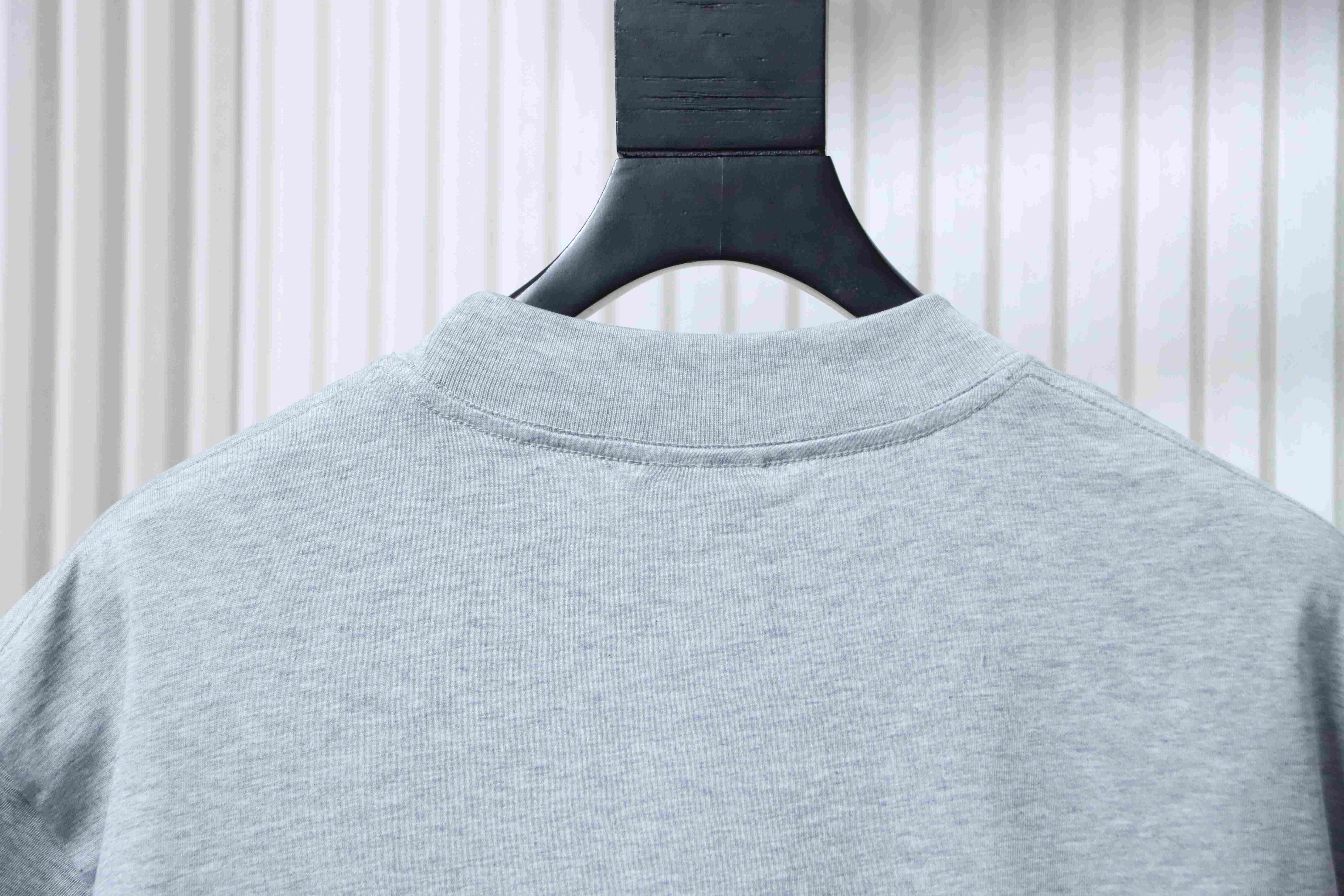 Balenciaga Grey Music Series Sweet Britney Portrait Washed Crewneck T-shirt h150