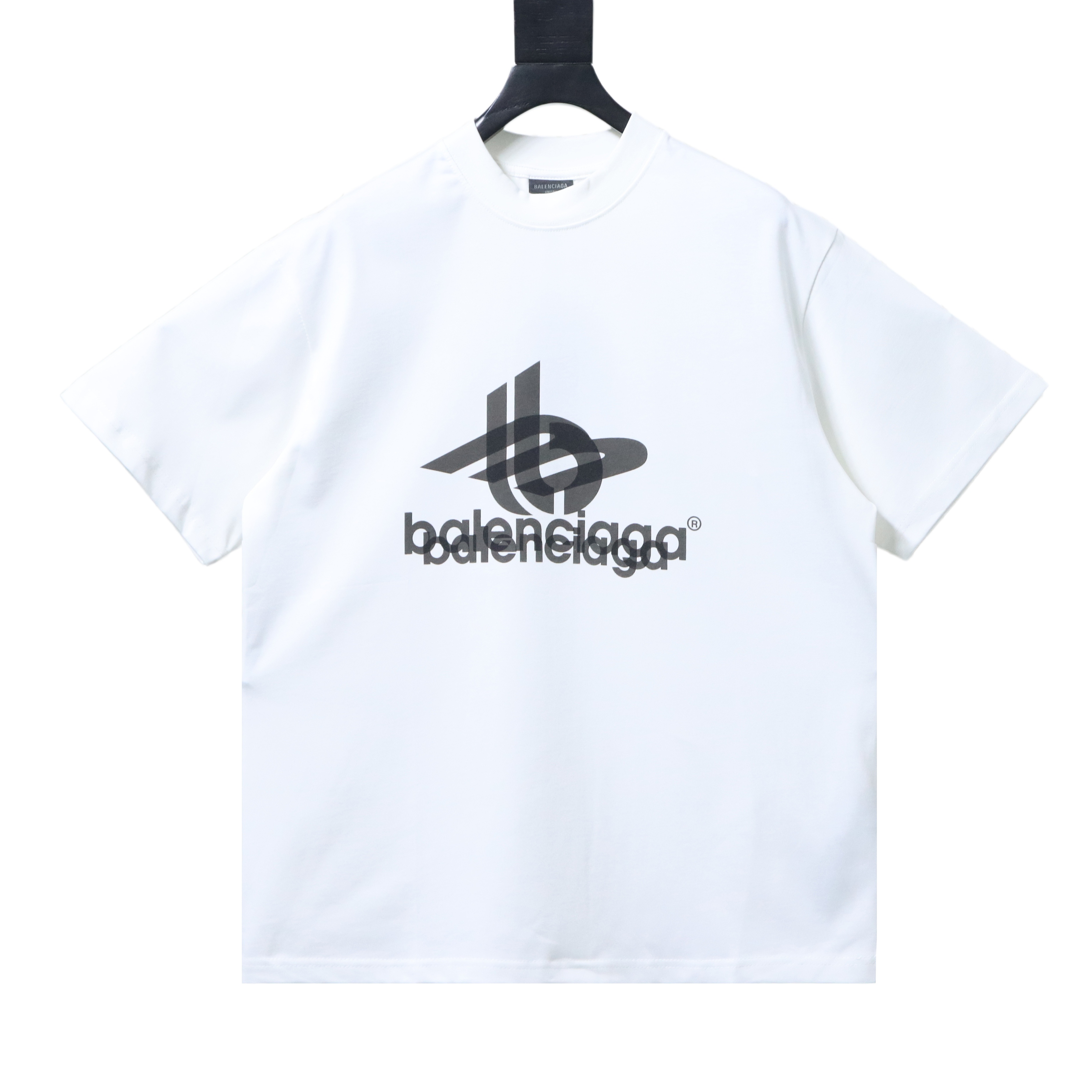 Balenciaga White Tape Print Shadow T-shirt h140