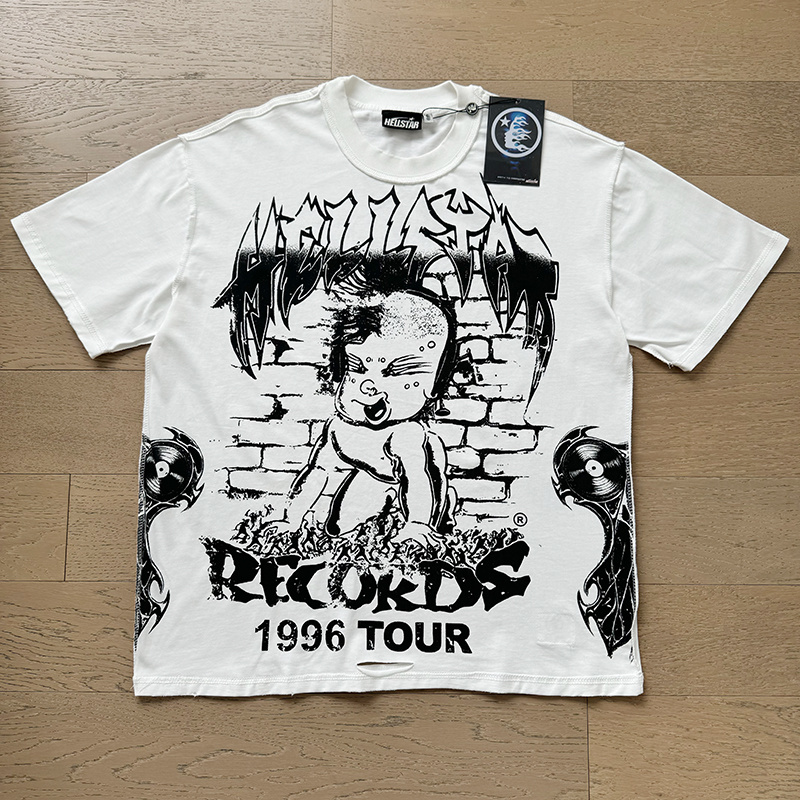 Hellstar Distressed Style T-Shirt 5628 P140