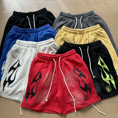 Hellstar New Color Washed Style Shorts 777 P150 01