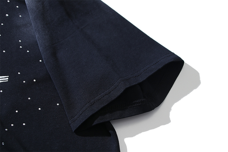 Hellstar Washed Black and Rhinestones T-Shirt 6765 P140