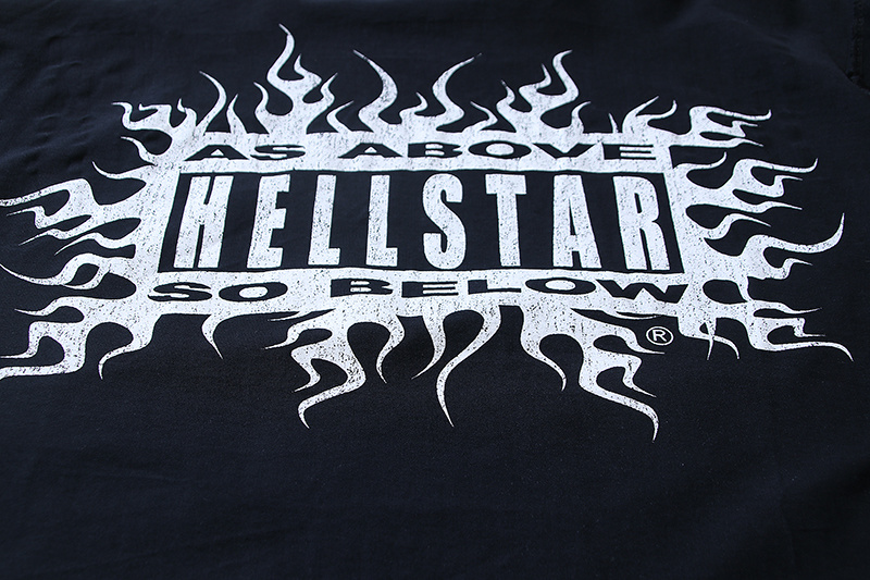 Hellstar Washed Black Reversible T-Shirt 6782 P140
