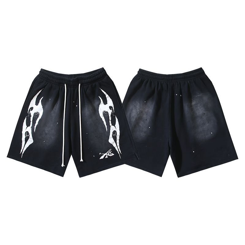 Hellstar Washed Black Shorts 779 P150