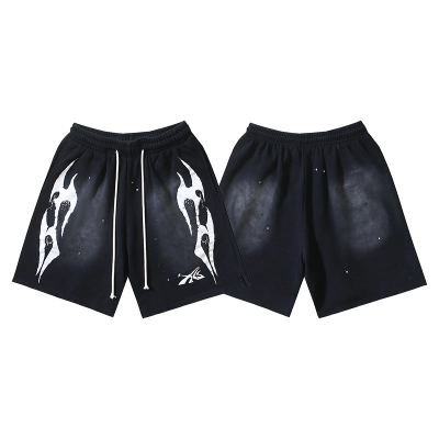 Hellstar Washed Black Shorts 779 P150 01