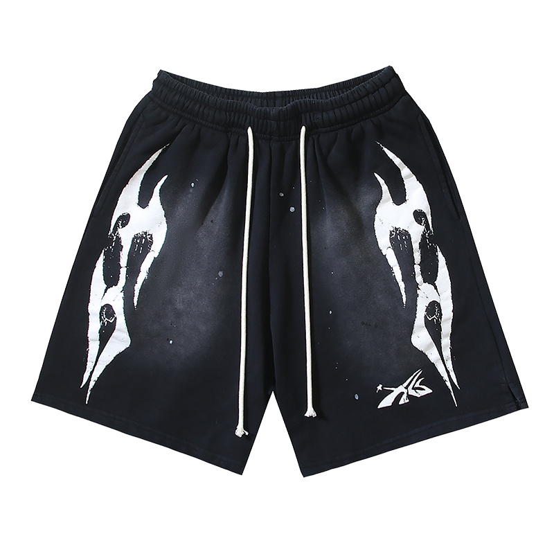 Hellstar Washed Black Shorts 779 P150