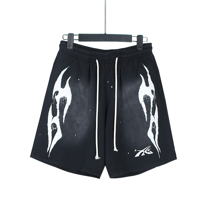 Hellstar Washed Black Shorts 779 P150