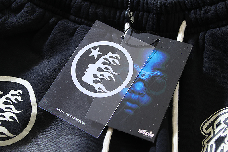 Hellstar Washed Black Shorts 779 P150