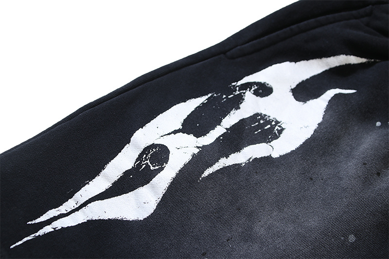 Hellstar Washed Black Shorts 779 P150