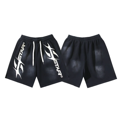 Hellstar Washed Black Shorts 786 P150 01